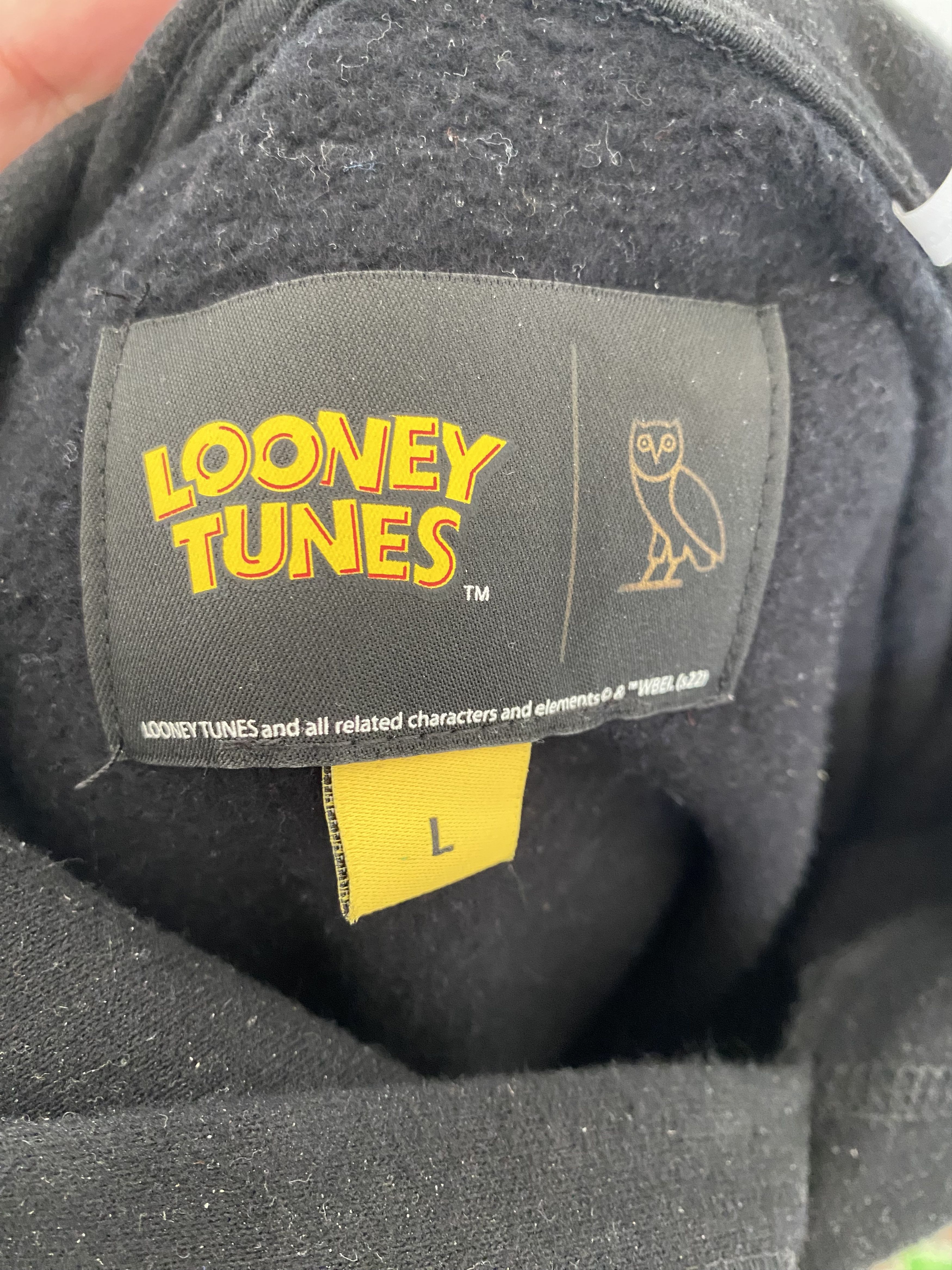 October's Very Own OVO x Looney Tunes OG Bugs Bunny Hoodie - Black Size US L / EU 52-54 / 3 - 4 Thumbnail