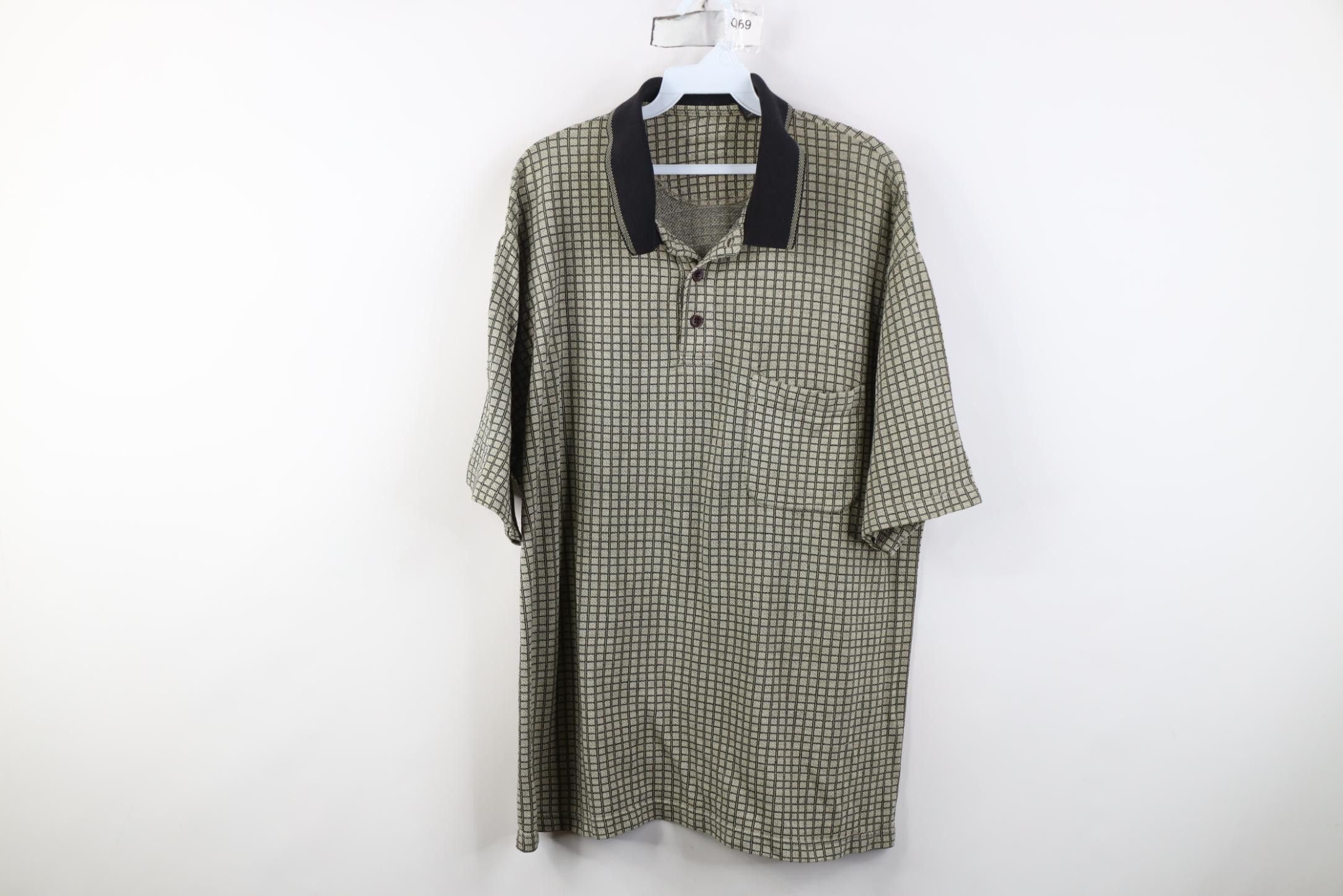 Vintage Vintage 90s Streetwear Knit Collared Golf Polo Shirt Size US XL / EU 56 / 4 - 1 Thumbnail