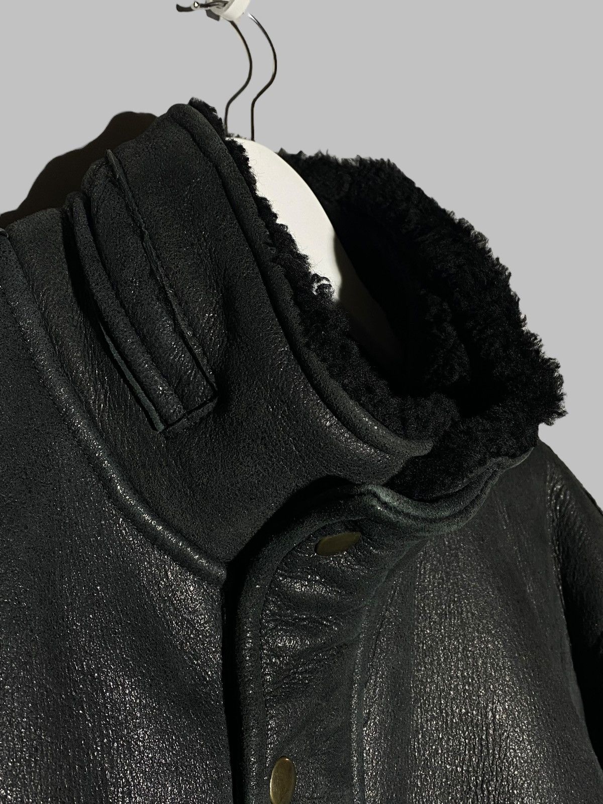 Versace Versace Classic V2 Shearling Jacket Black Vintage Rare Coat Size US XL / EU 56 / 4 - 11 Thumbnail