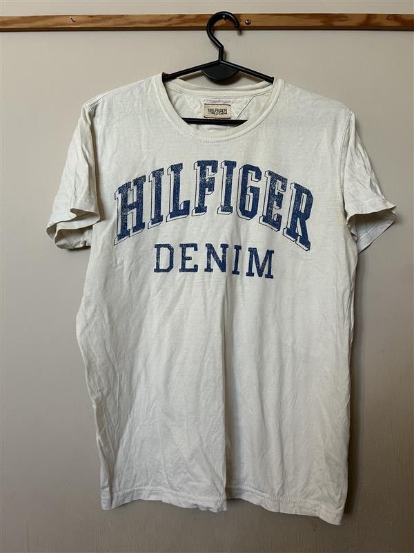 Tommy Hilfiger Men's white TOMMY HILFIGER T-shirt - M - SALE Size US M / EU 48-50 / 2 - 1 Thumbnail