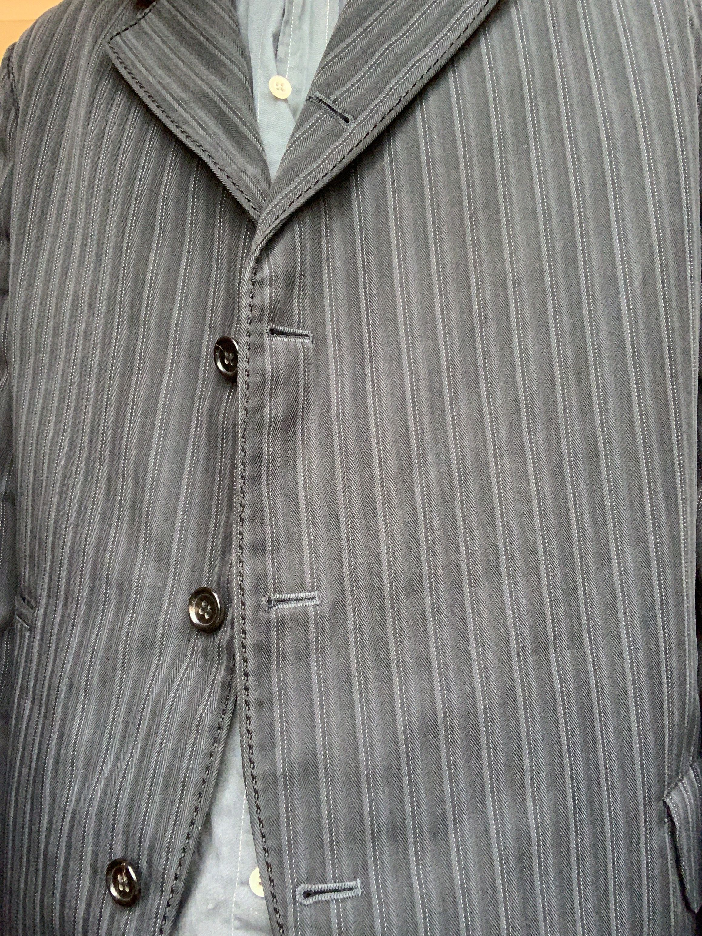 Comme des Garcons Homme Plus CDG Homme Plus Pin Stripe Blazer Size 40L - 2 Thumbnail