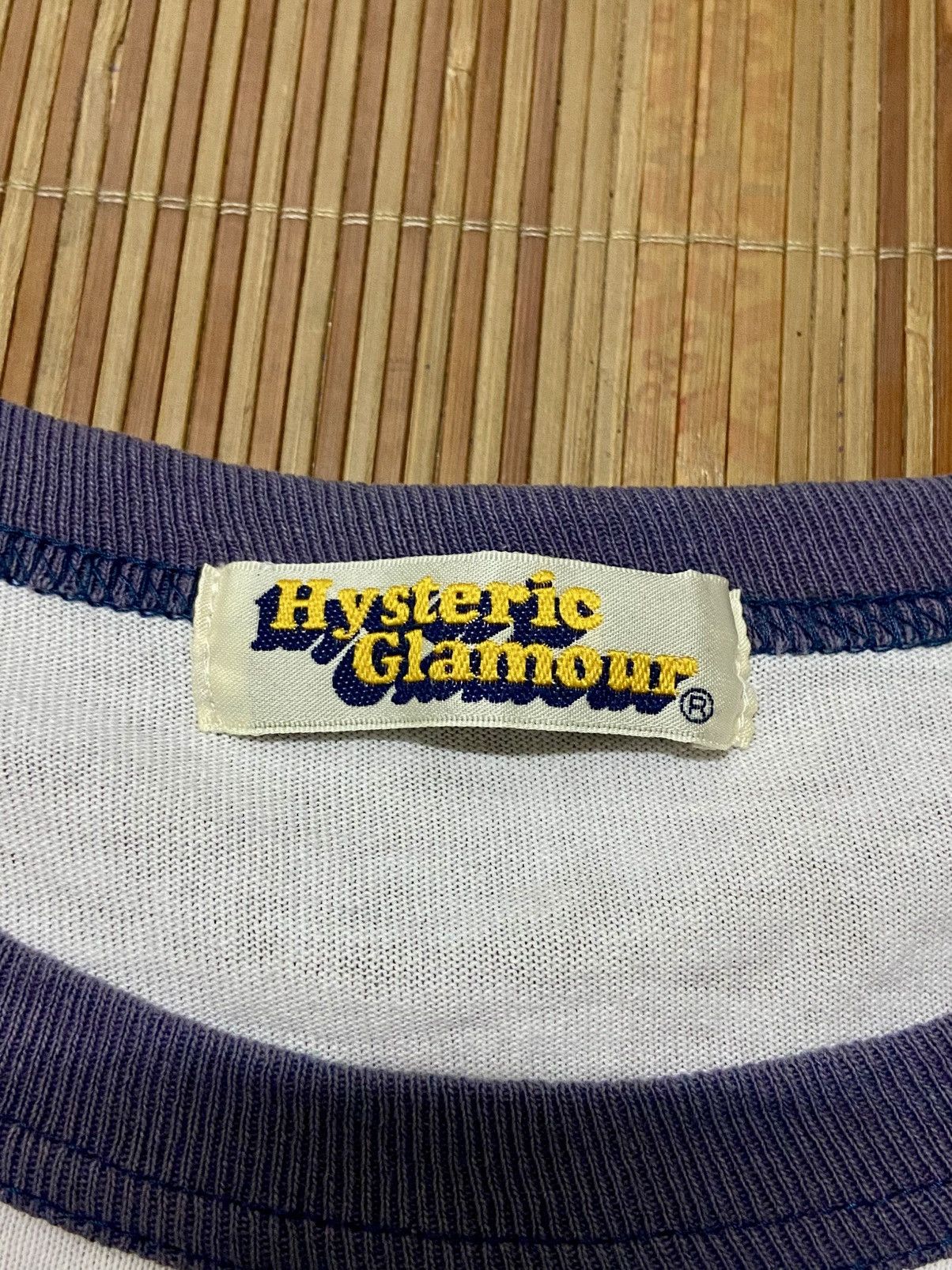 Hysteric Glamour HYSTERIC GLAMOUR RAGLAN TEE Size US M / EU 48-50 / 2 - 14 Thumbnail