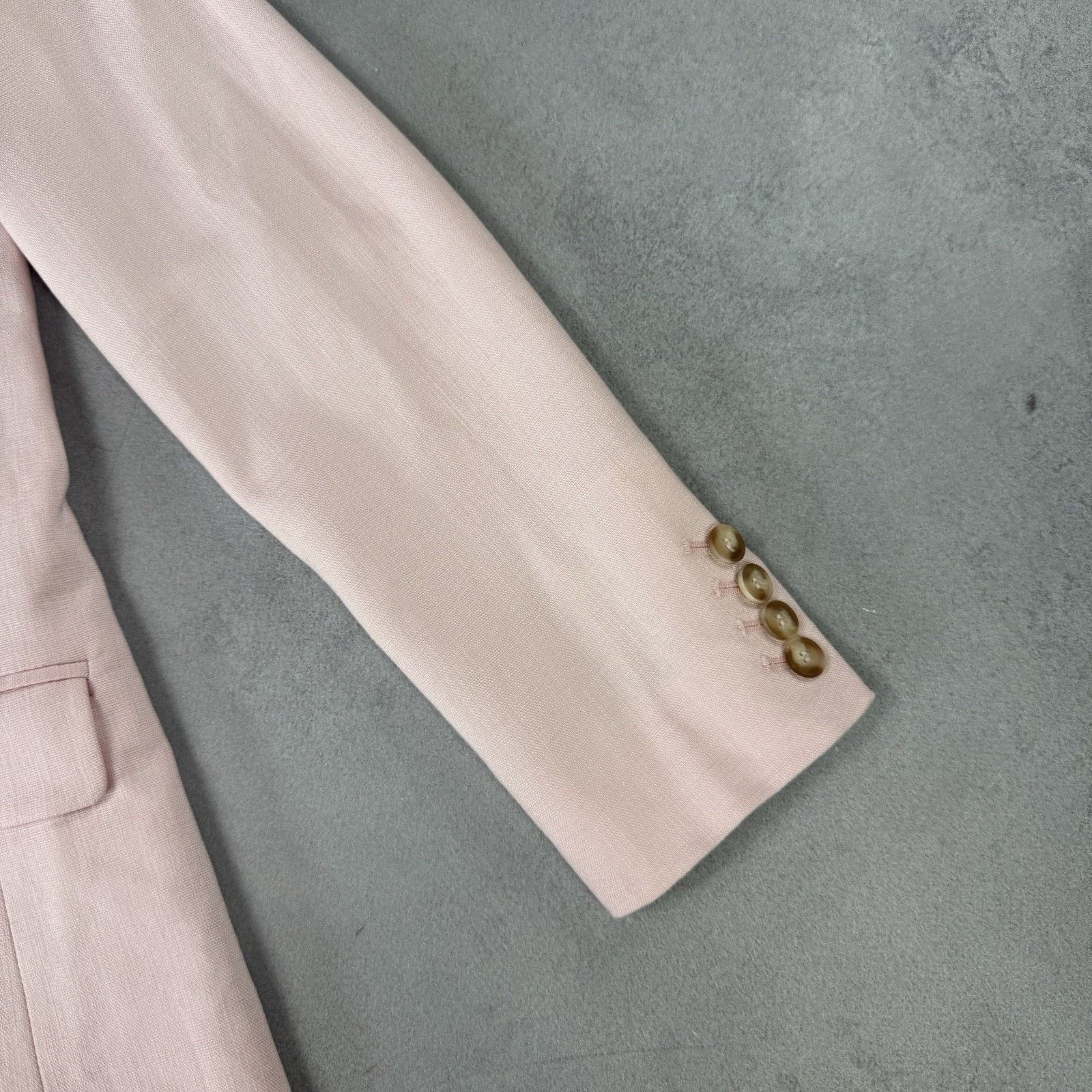 Sezane Sezane Paris Pink Double-Breasted Blazer Jacket Women's Size XS / US 0-2 / IT 36-38 - 7 Thumbnail