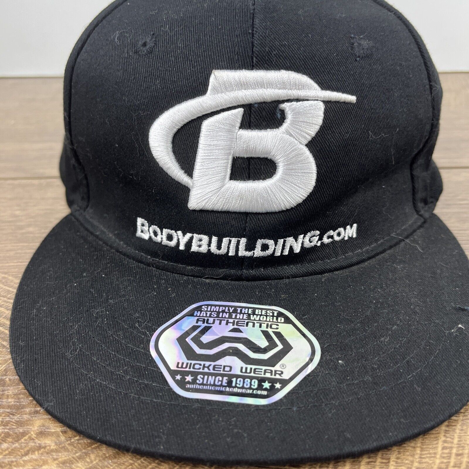 Other BodyBuilding.com Hat Body Build Black Hat Snapback Adjustabl Size ONE SIZE - 7 Thumbnail