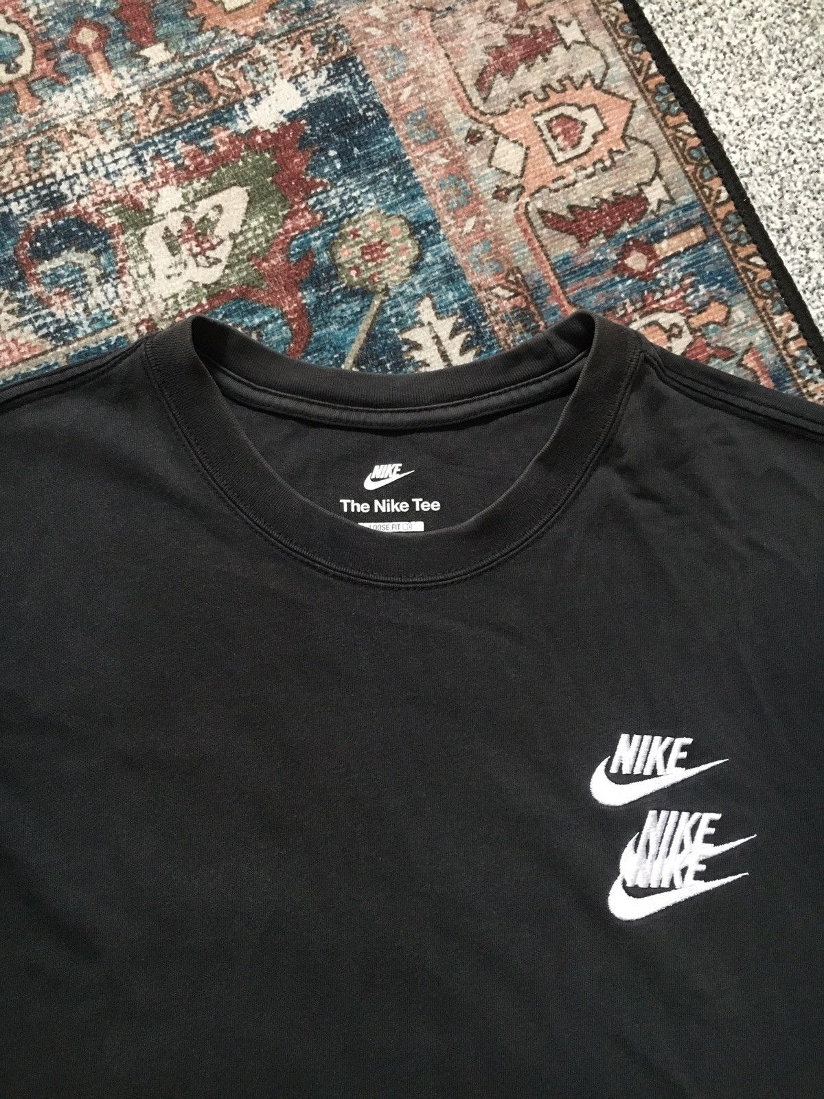 Nike Nike World Tour Black T shirt Size US M / EU 48-50 / 2 - 3 Thumbnail