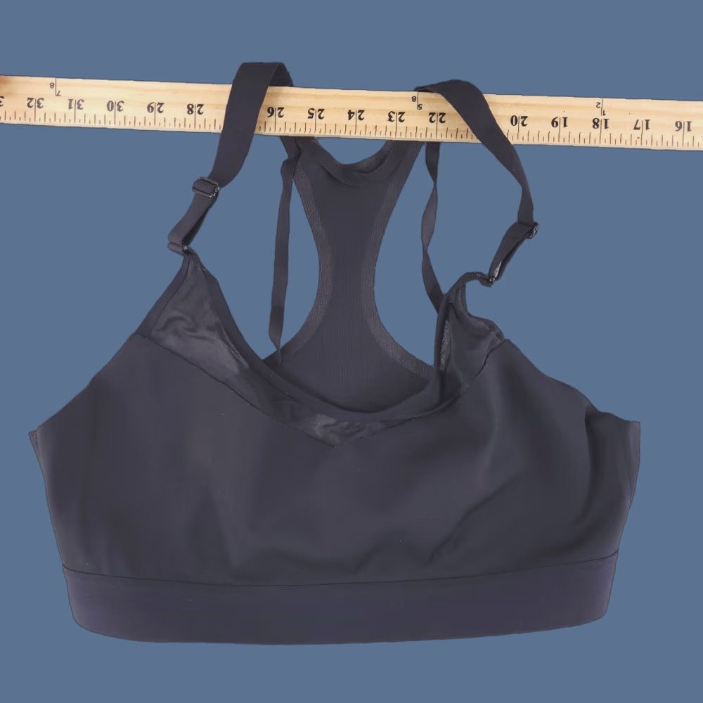 Victoria's Secret Victoria Sport Victoria's Secret Sport Bra Womens Large Black Sheer Activewear Top Ladies L Black Sports Bra Size ONE SIZE - 1 Thumbnail