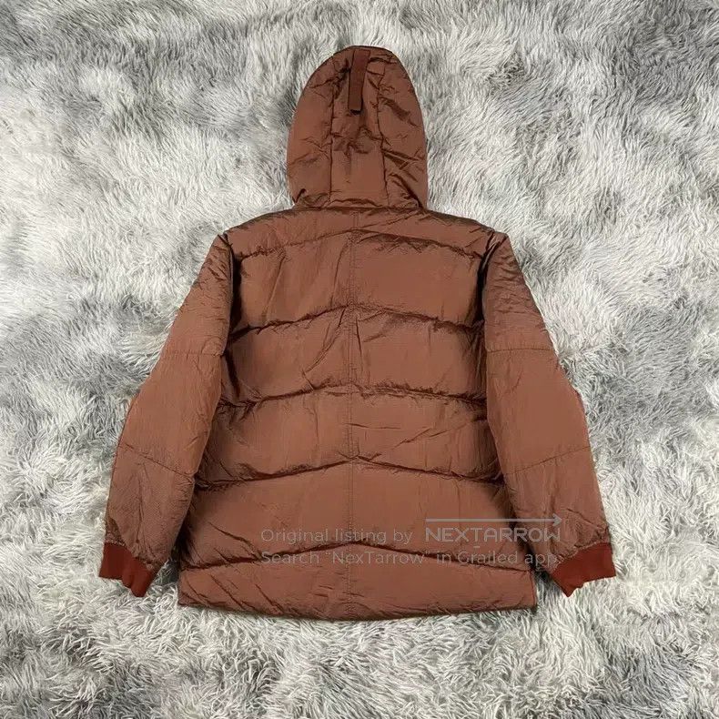 Stone Island Stone Island Brick Red Metallic Nylon Puffer Jacket Size US XL / EU 56 / 4 - 8 Thumbnail