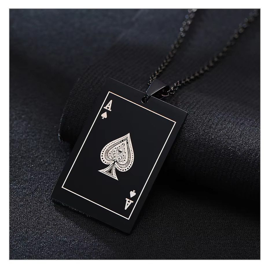 Jewelry Lucky Ace of Spades Necklaces Size ONE SIZE - 1 Preview