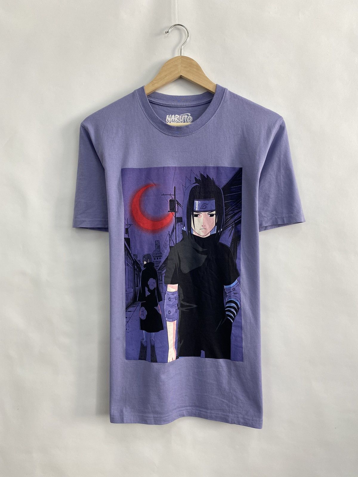 Japanese Brand 🇯🇵 Vintage Sasuke Naruto Anime T-Shirt Rare Retro Hype Y2K Size US M / EU 48-50 / 2 - 2 Thumbnail