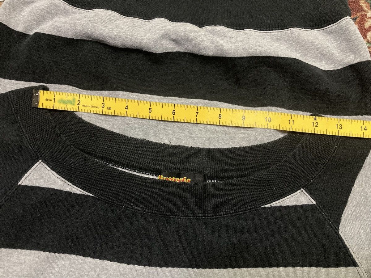 Hysteric Glamour Vintage Hysteric Glamour Wide-Neck Stripes Sweatshirt Size M / US 6-8 / IT 42-44 - 16 Thumbnail