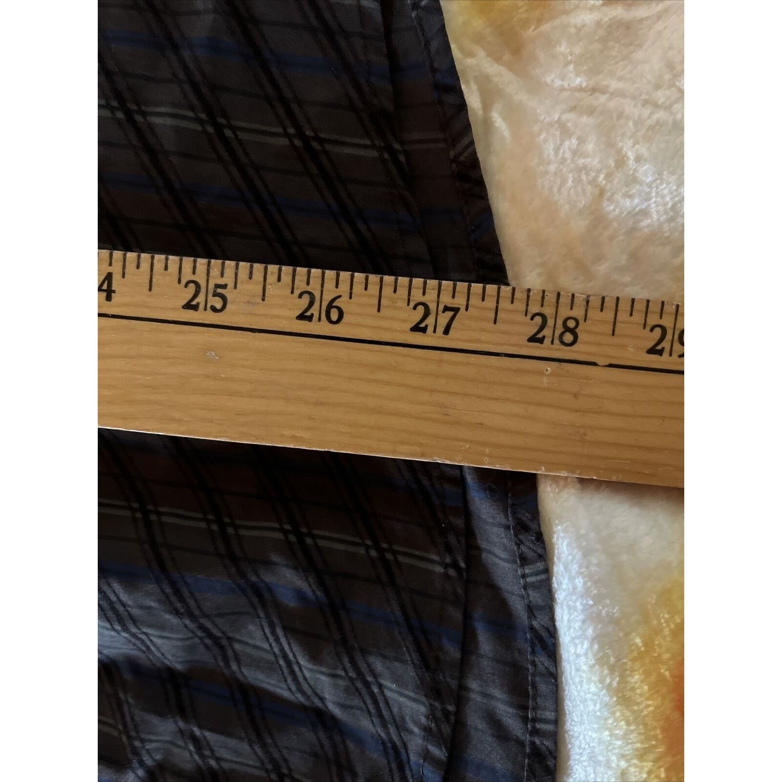 Eighty Eight Eighty Eight Men's M Brown Striped LS Cotton Polyester Shirt Size US M / EU 48-50 / 2 - 14 Thumbnail