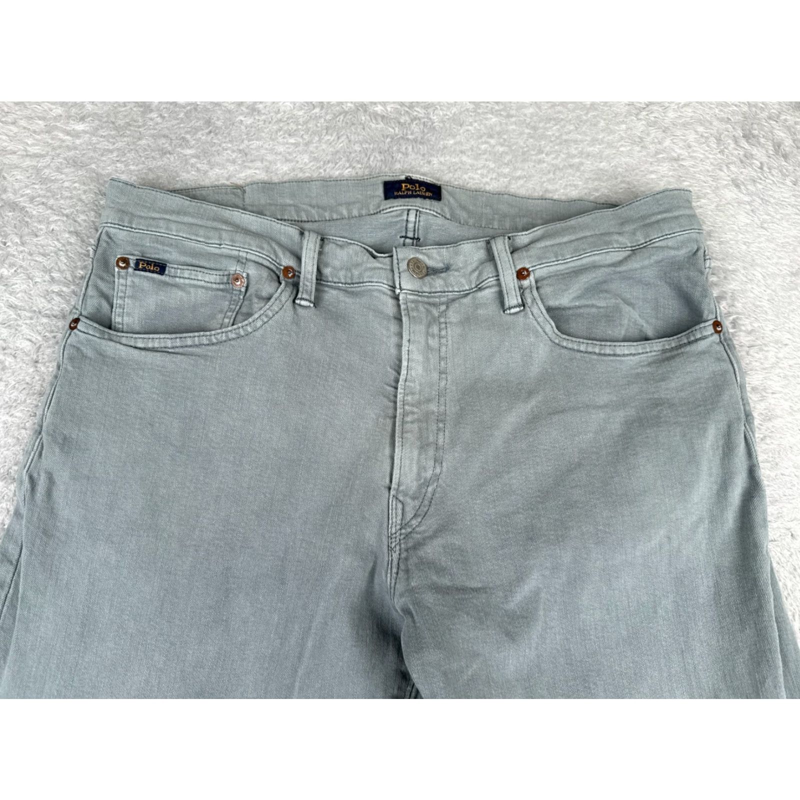 Polo Ralph Lauren Vintage Polo Ralph Lauren Jeans Men 36 Blue Straight Leg Cotton Denim 29 inch Inseam Size US M / EU 48-50 / 2 - 4 Thumbnail