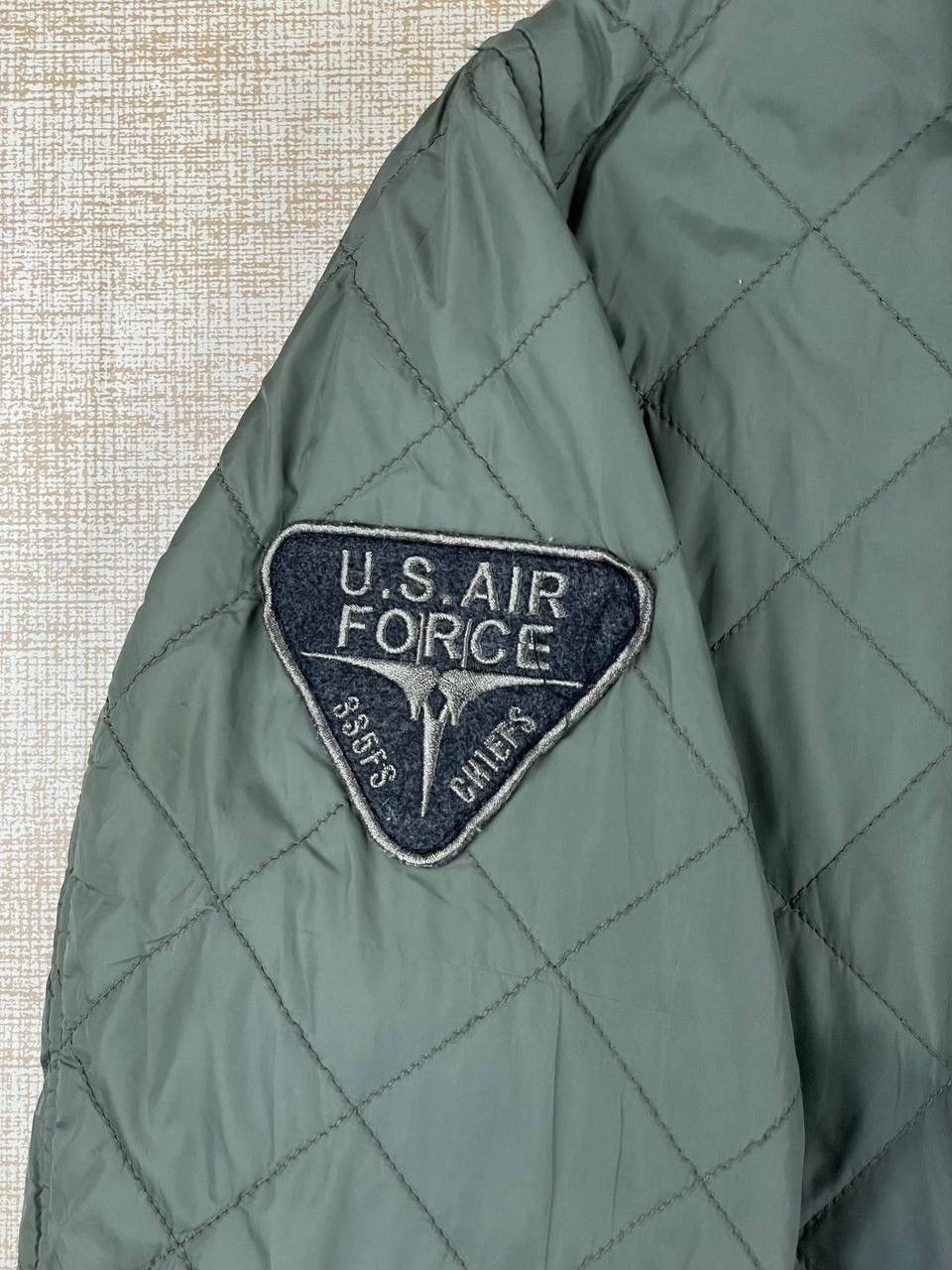 Vintage Vintage Back Number US Air Force Quilted Button Jacket Size US M / EU 48-50 / 2 - 8 Thumbnail