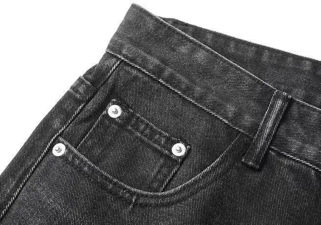 Japanese Brand Vintage washed worn black ripped micro flare jeans y2k Size US 32 / EU 48 - 4 Thumbnail