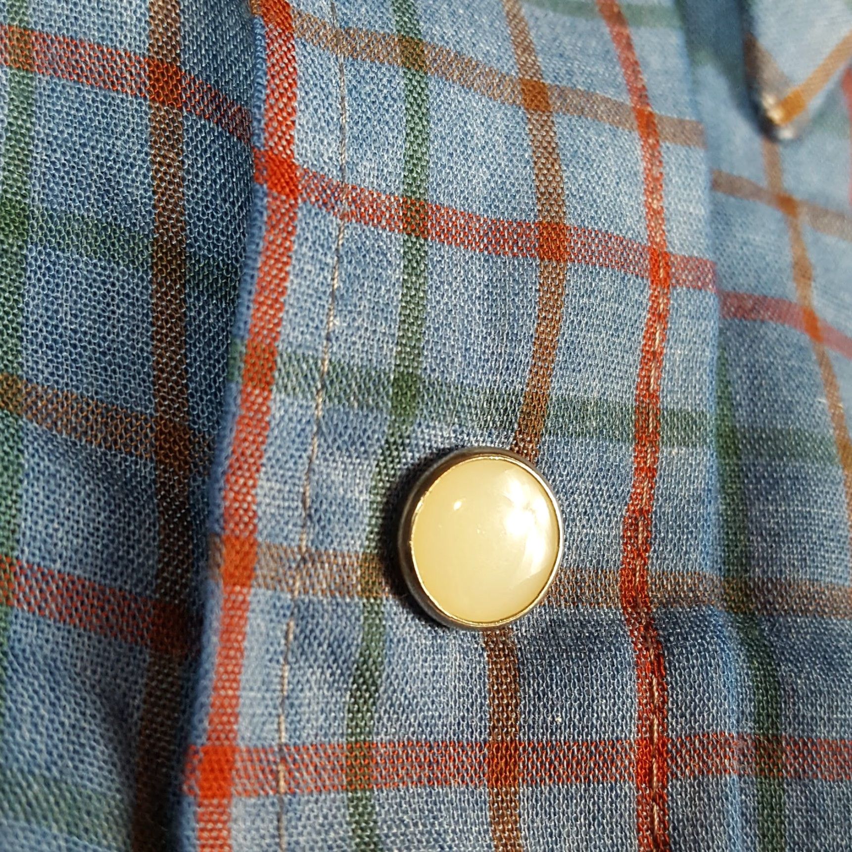 Vintage VINTAGE Dee Cee Faded Western Pearl Snap Size L Button-Up Cowboy Rockabilly Shirt Size US L / EU 52-54 / 3 - 6 Thumbnail