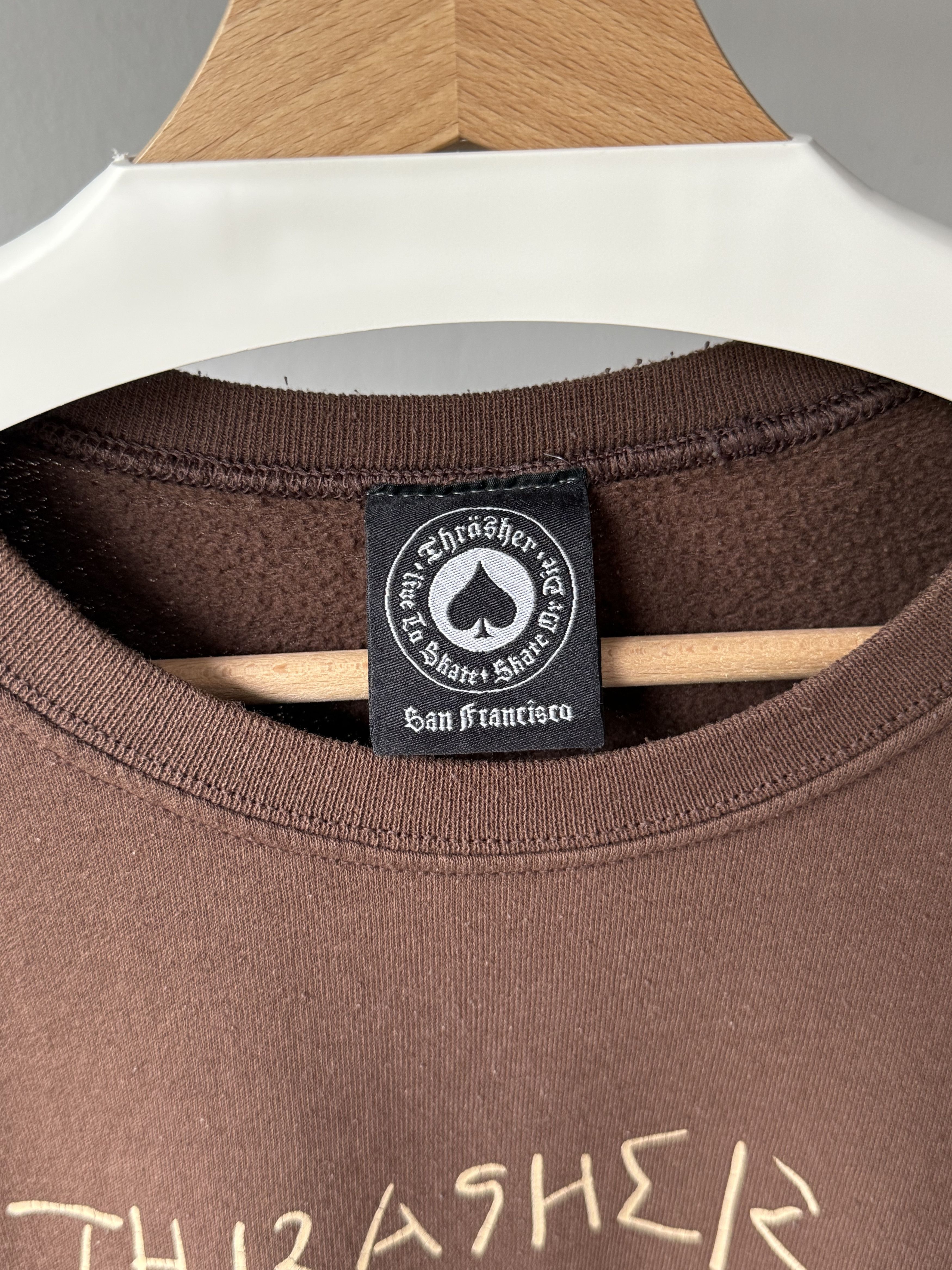 Thrasher Thrasher Gonz Logo Crew Brown Dark Chocolate L/S Sweatshirt Size US S / EU 44-46 / 1 - 10 Thumbnail