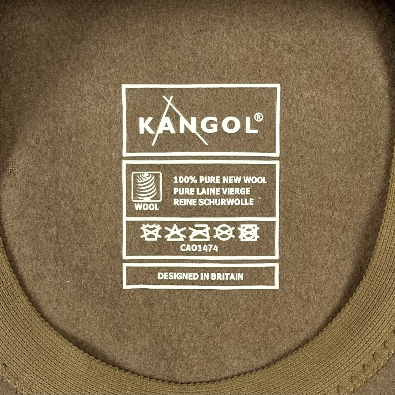 Kangol Ladies Kangol 100% Wool Flat Cap Beige Size ONE SIZE - 3 Thumbnail