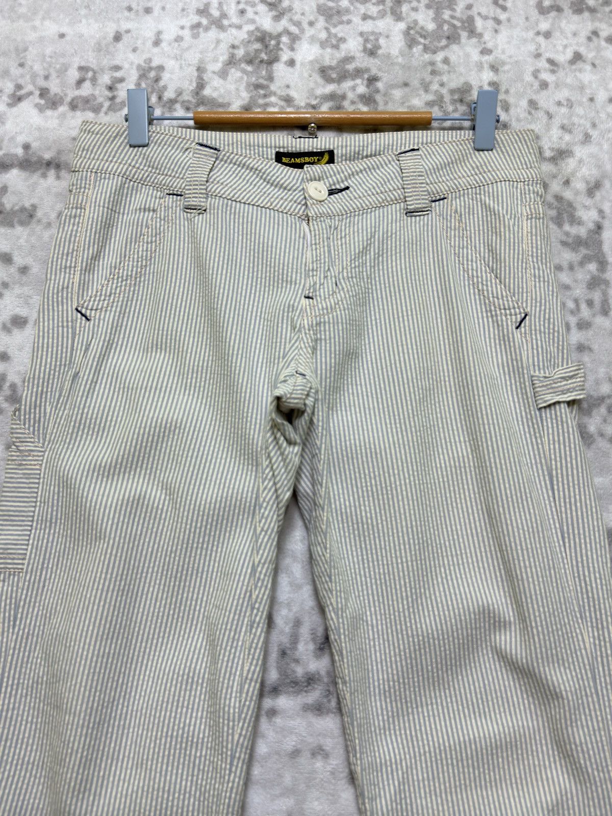 Beams Plus BEAMS BOY Pinstripe Carpenter Pants Japanese Workwear Size US 30 / EU 46 - 3 Thumbnail