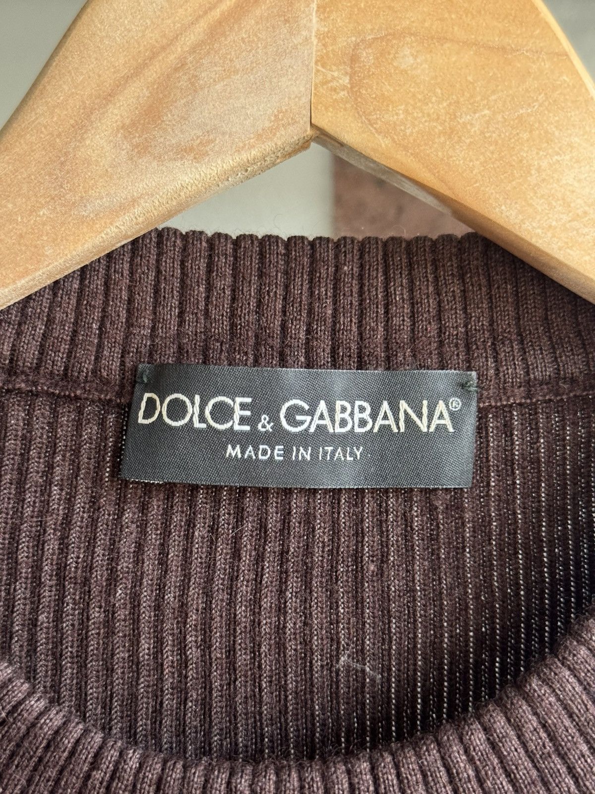 Dolce & Gabbana Dolce Gabbana knit tank top brown Size M / US 6-8 / IT 42-44 - 6 Thumbnail