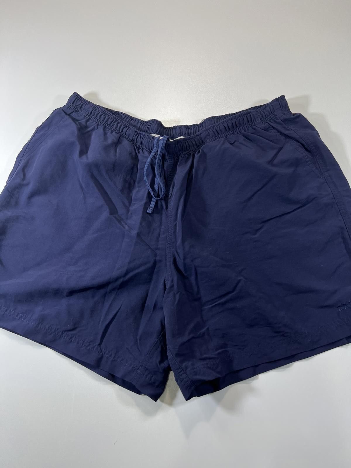 L.L. Bean L.L.Bean Navy Blue Men's Swim Shorts with Drawstring Waist Size US 32 / EU 48 - 1 Thumbnail