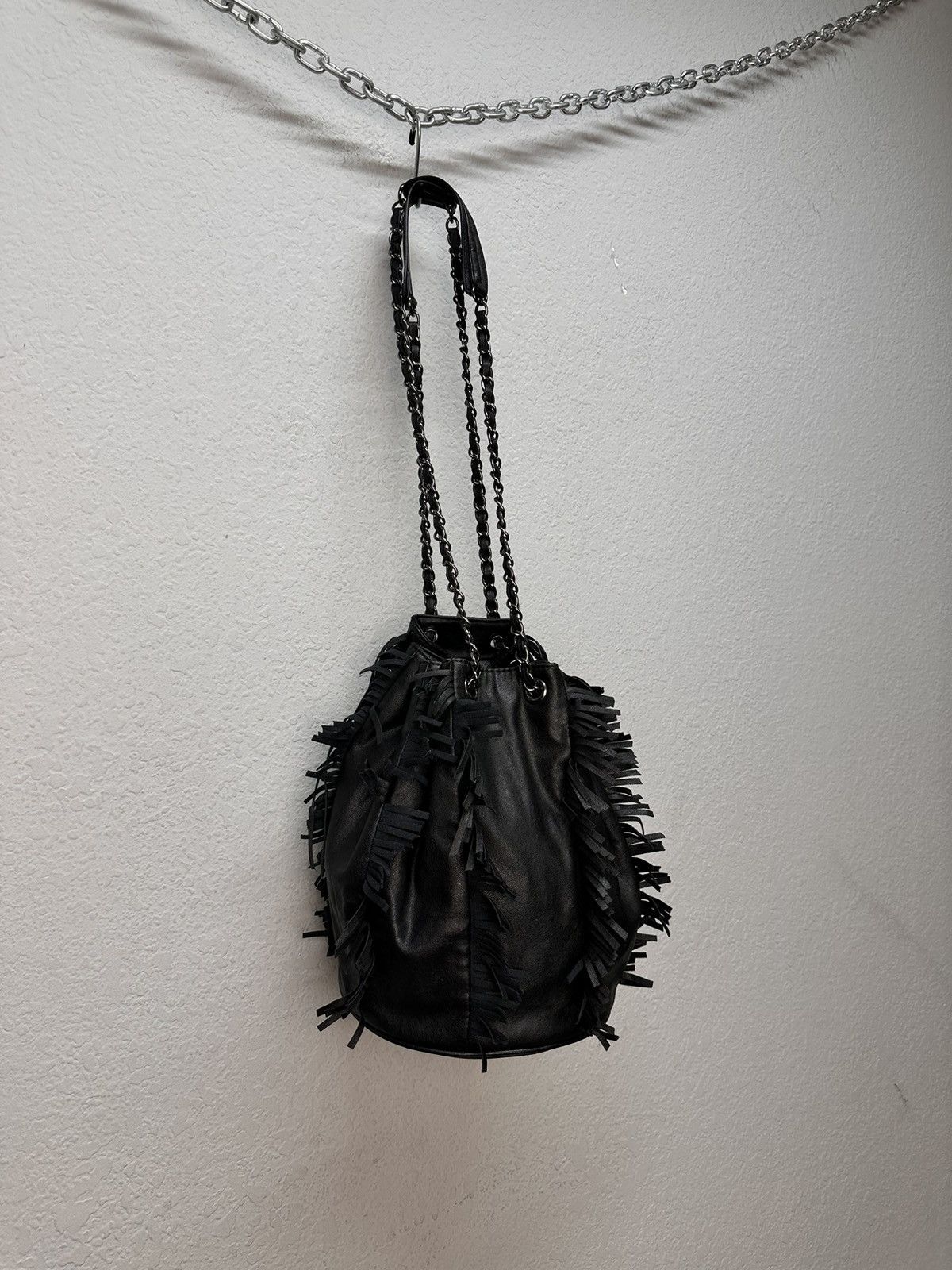 Vintage If Six Was Nine Bag Leather Avantgarde Y2K Margiela