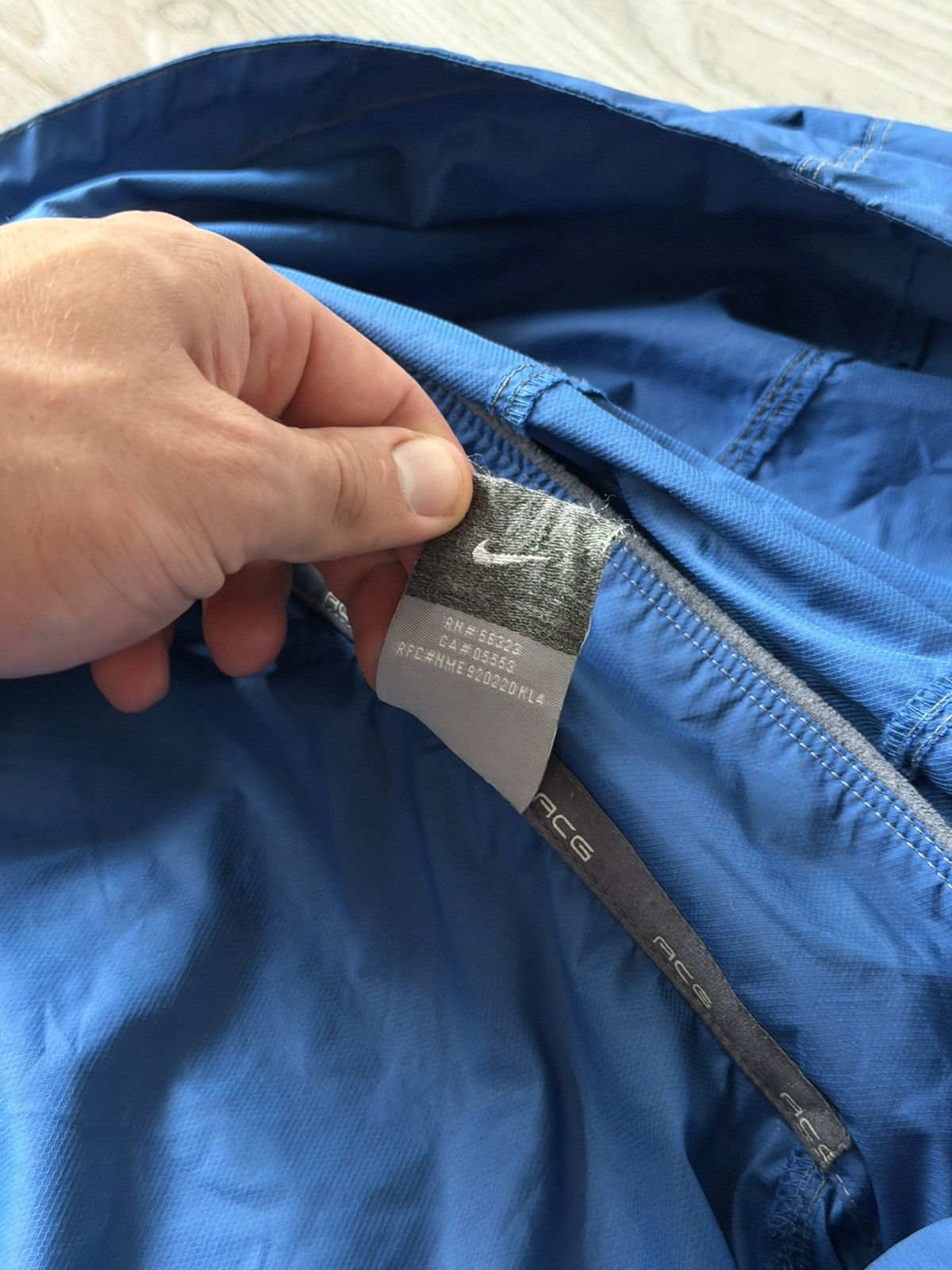 Nike ACG Nike ACG Vintage Windbreaker Lite Blue Men’s Jacket Size US L / EU 52-54 / 3 - 15 Thumbnail
