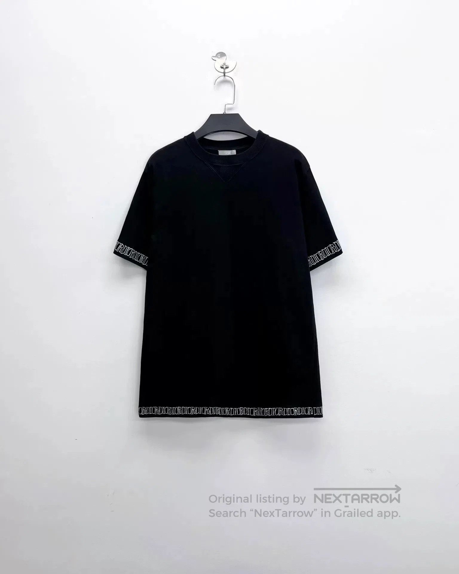 Dior Dior Black Short Sleeve Logo T. Size US XS / EU 42 / 0 - 1 Thumbnail