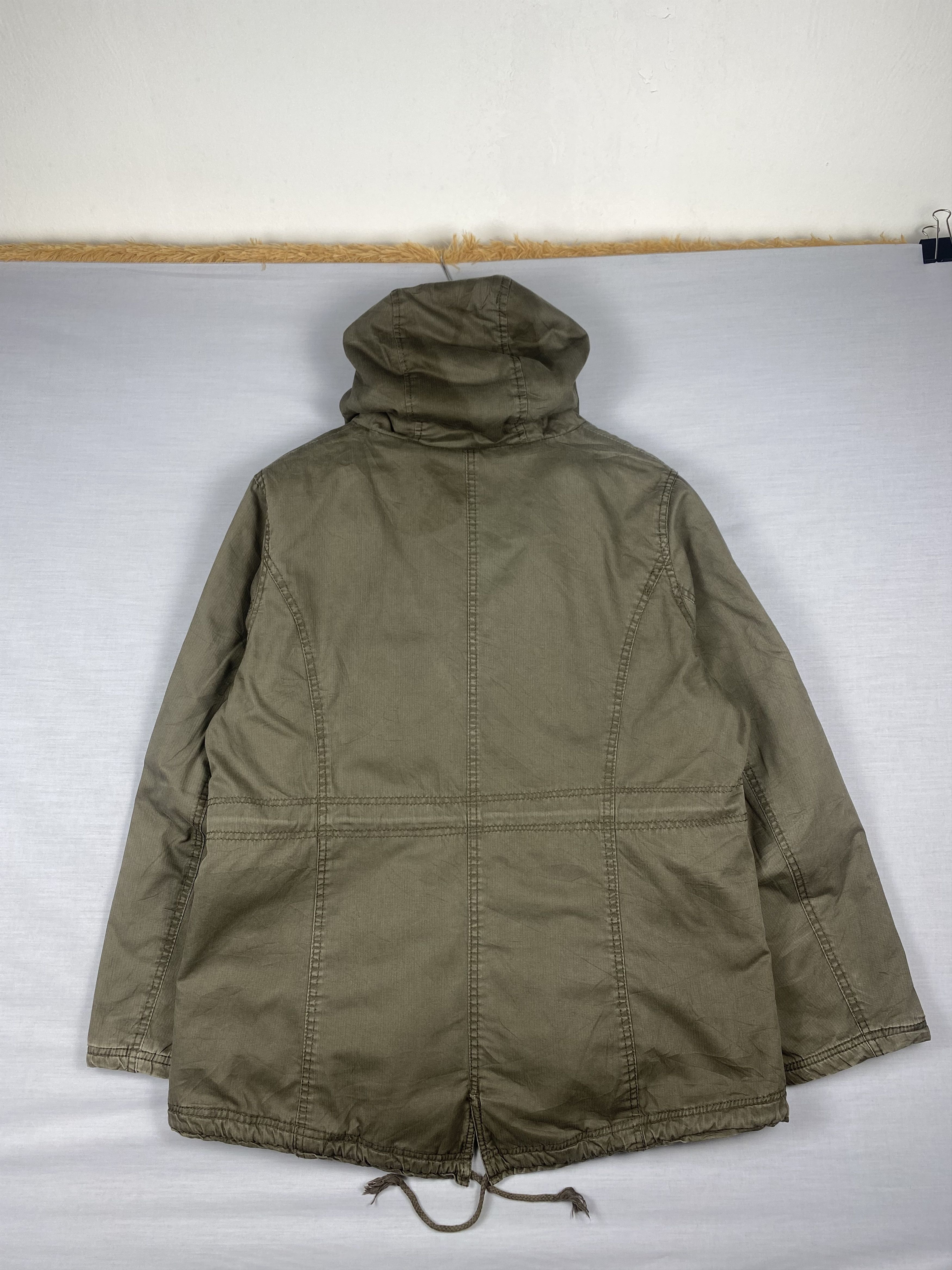Japanese Brand Vintage Jinnee Sherpa Hoodie Zip Up Parka Jacket Size US XL / EU 56 / 4 - 3 Thumbnail