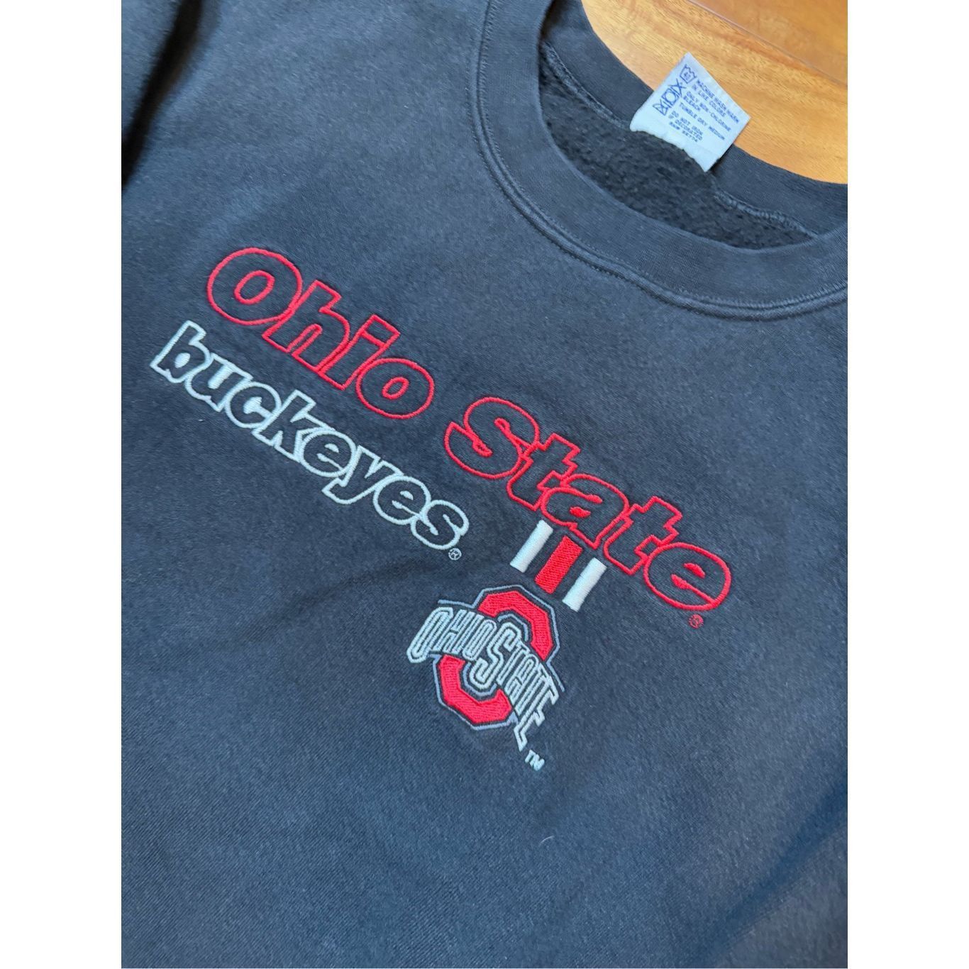 Vintage Size XL - vintage 1990s embroidered Ohio state university sw Size US XL / EU 56 / 4 - 2 Thumbnail