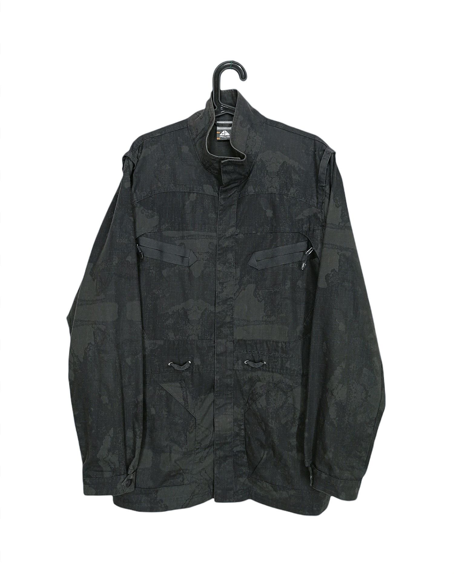 Nike ACG Nike Acg Jacket Camo Black & Grey Geometric Size US L / EU 52-54 / 3 - 1 Thumbnail