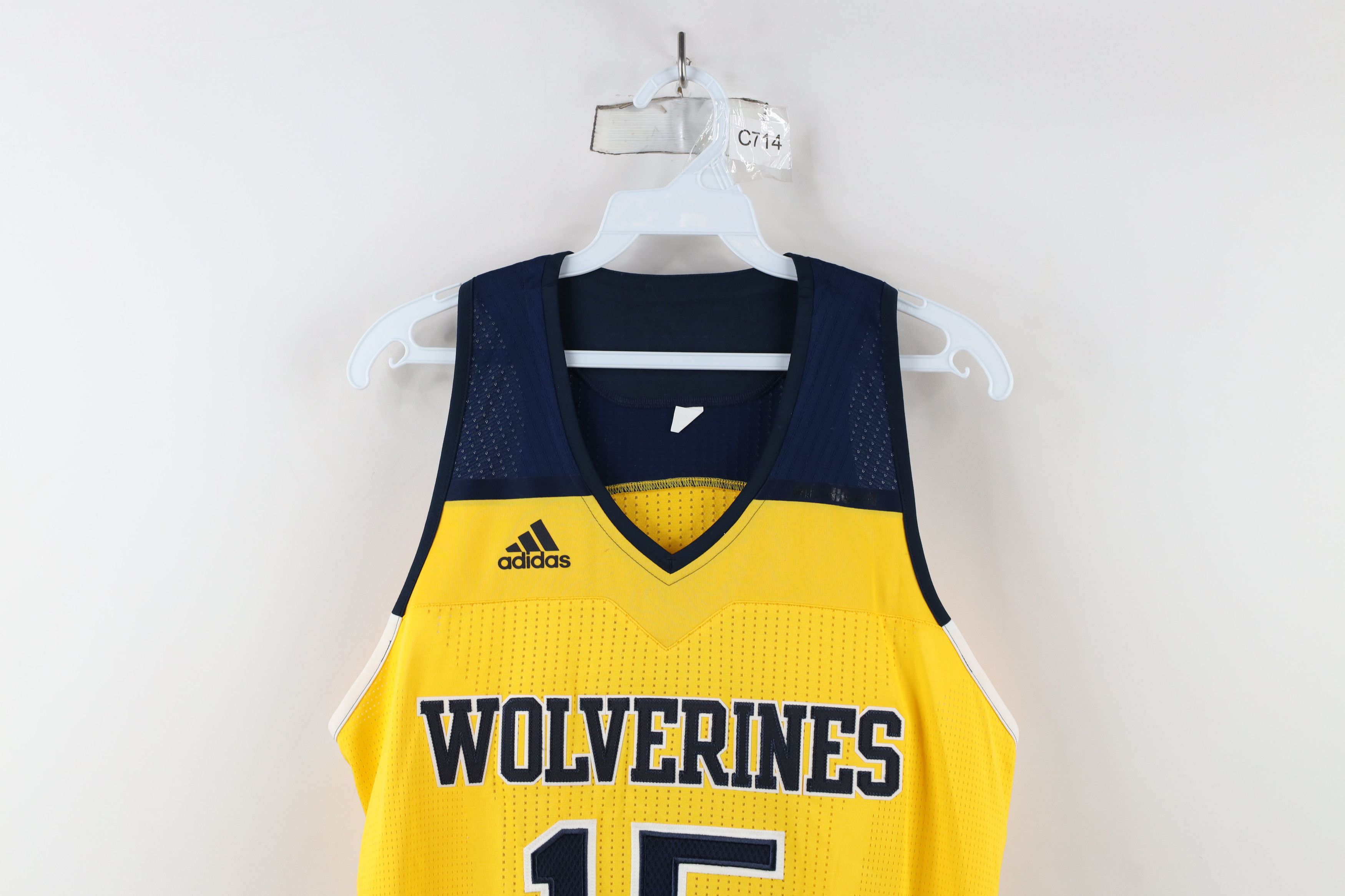 Adidas × Vintage New Sample Adidas University of Michigan Basketball Jersey Size US L / EU 52-54 / 3 - 2 Thumbnail