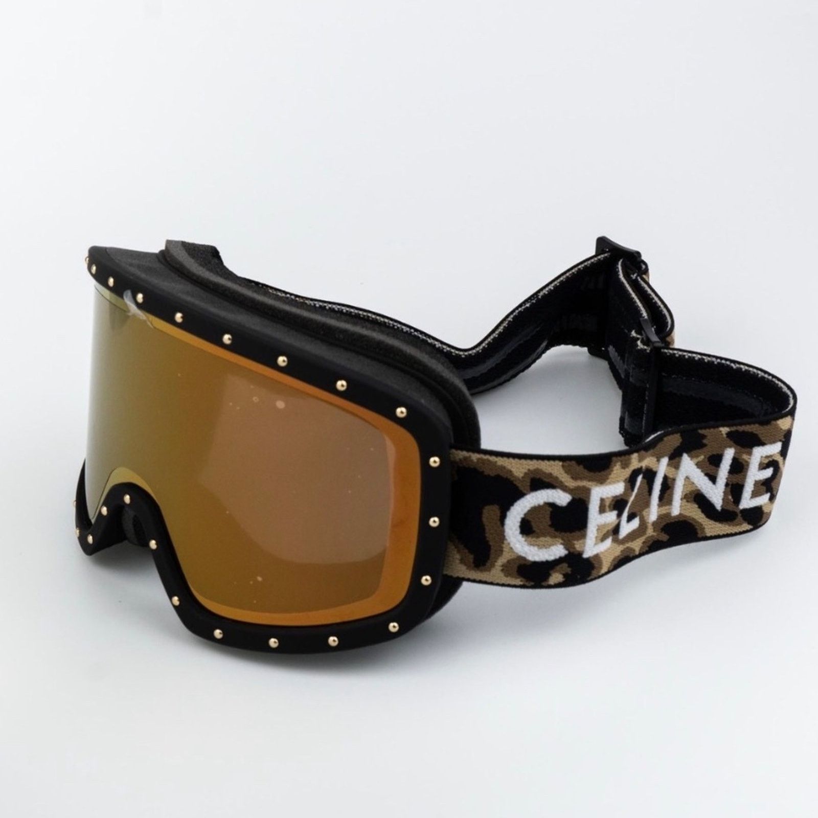 Celine New! Celine Ski Mask C40196U 99C, Gold Mirror, Authentic Size ONE SIZE - 11 Thumbnail