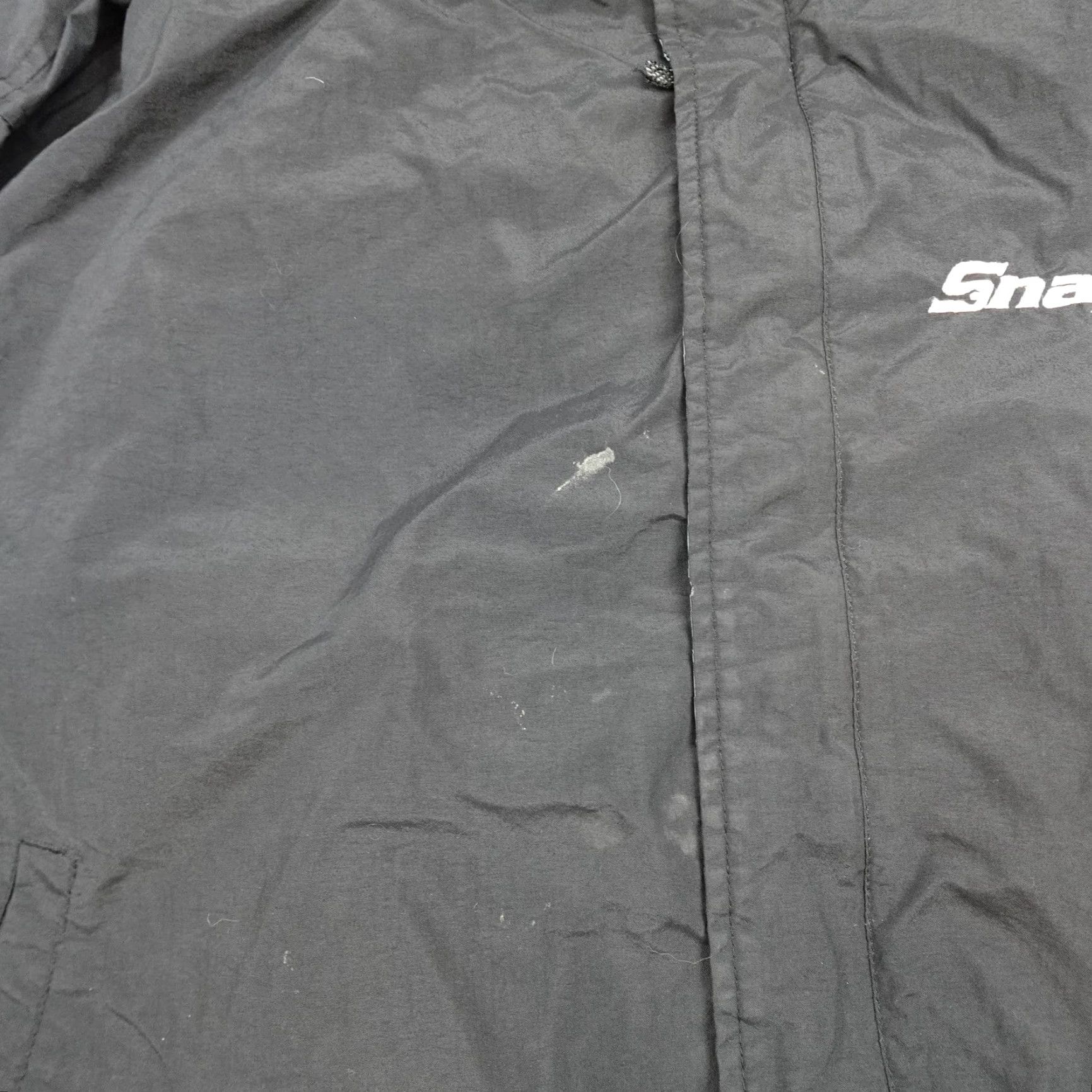 Vintage VINTAGE Snap-on Jacket Mens 2XL Black Nylon Bomber Full Zip Insulated Lined Pockets Size US XXL / EU 58 / 5 - 3 Thumbnail