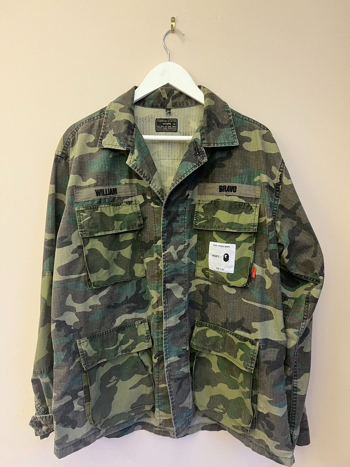 Bape WTAPS BAPE 17AW Collaborative Four-Pocket Jacket Size US M / EU 48-50 / 2 - 1 Thumbnail