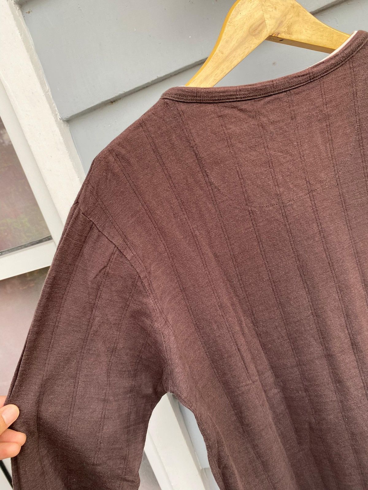 If Six Was Nine Vintage Japan Layered Look Henley Earth Tone Aesthetic Size US L / EU 52-54 / 3 - 11 Thumbnail