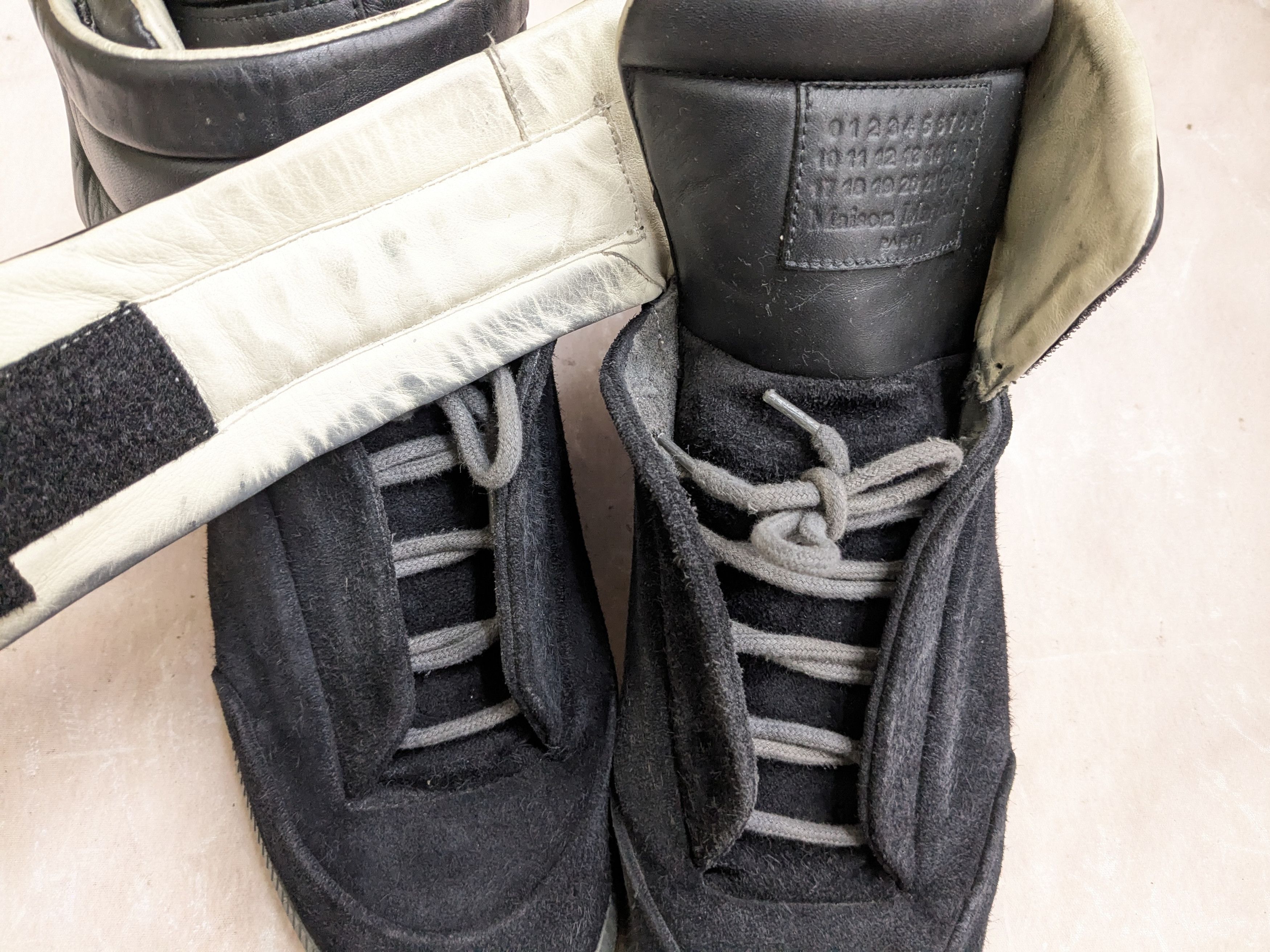 Maison Margiela Maison Margiela Future Black Gray 12 45 Suede Leather Size US 12 / EU 45 - 5 Thumbnail