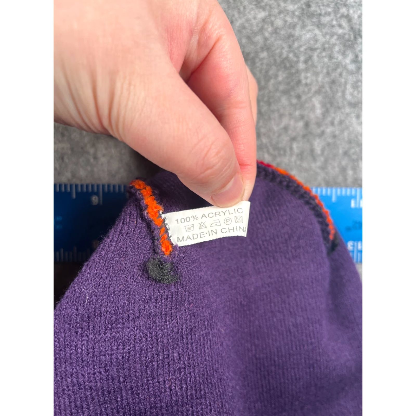 Rainbow Unbranded Pride Rainbow Beanie Toque Adult One Size Multicolor Knit 100% Acrylic Beanie Outdoor Ski Size ONE SIZE - 6 Thumbnail
