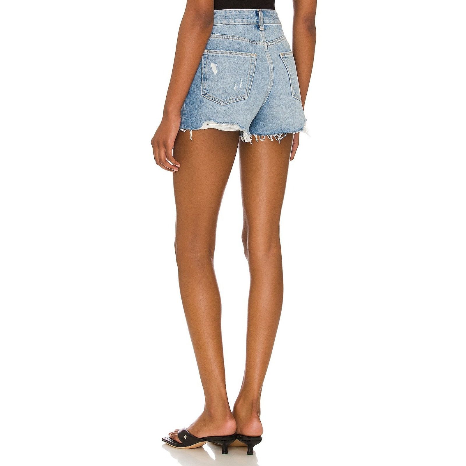 Other Lovers + Friends Revolve Denim Jack High Rise Distressed Size 26" / US 2 / IT 38 - 4 Thumbnail