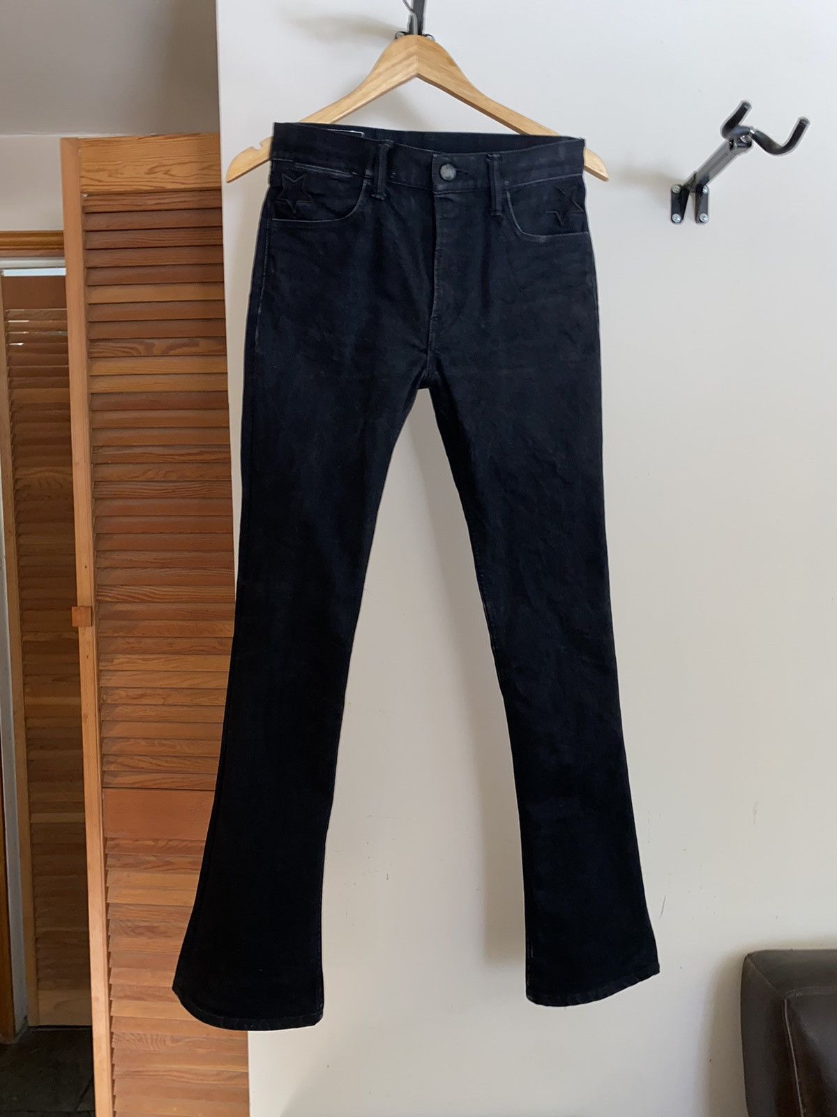Takahiromiyashita The Soloist. Takahiromiyashita The Soloist Flared Black Denim (2017) Size US 28 / EU 44 - 1 Thumbnail