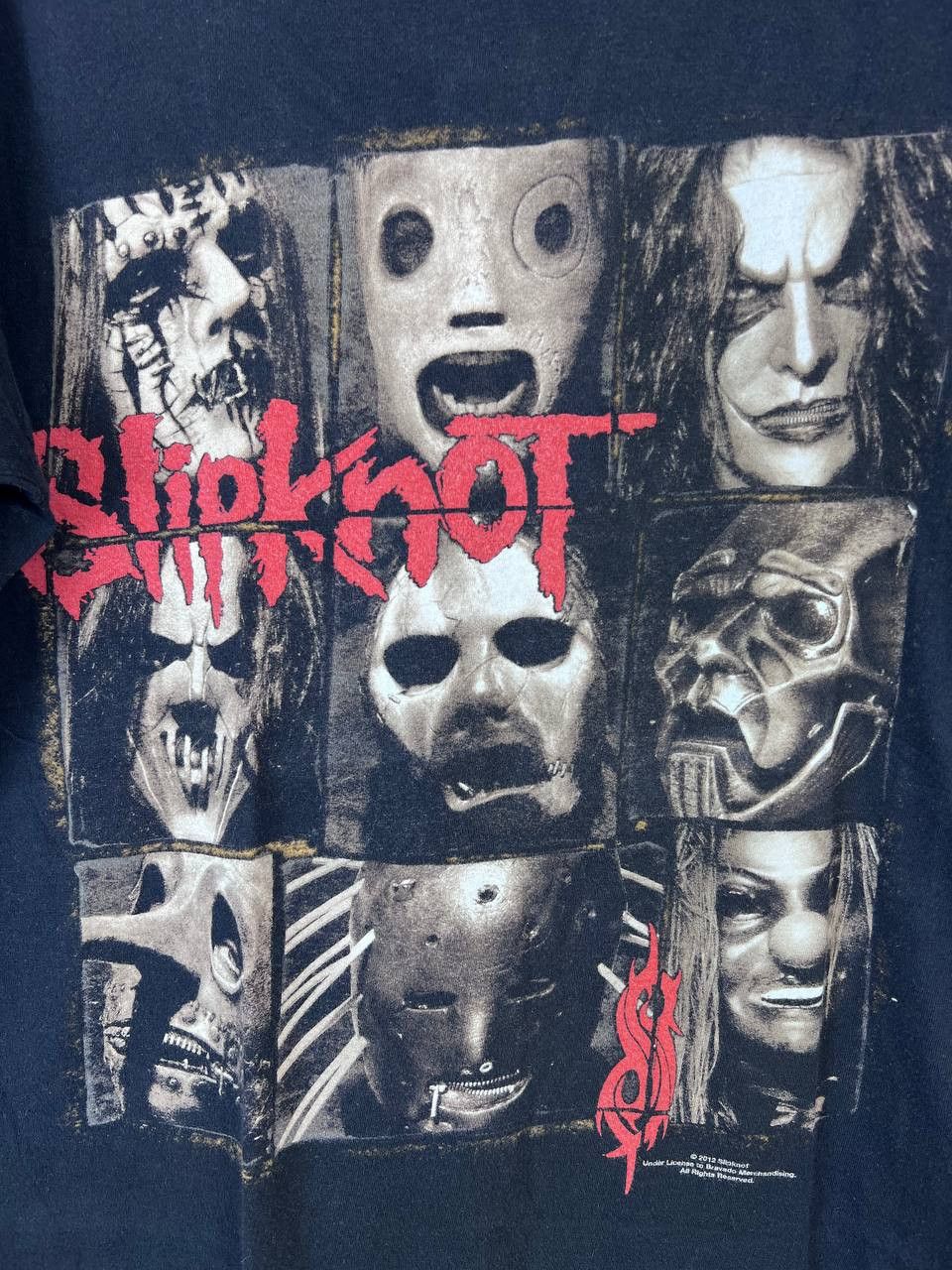 Slipknot Rare 2011 Slipknot Pentagram Big Logo Tee Vintage Sz L Size US L / EU 52-54 / 3 - 2 Thumbnail