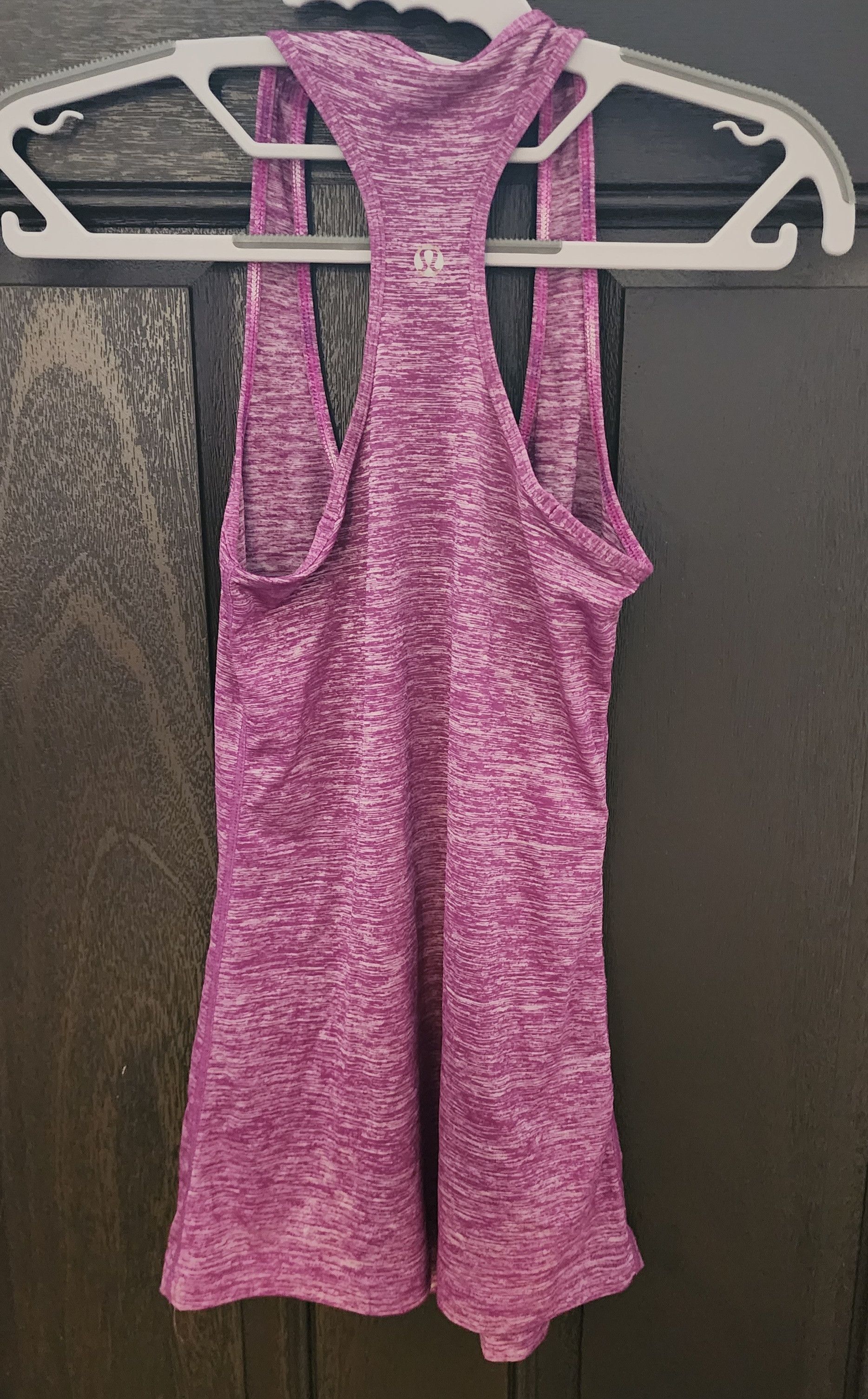 Lululemon Lululemon Heathered Pink Reversible Tank Approx 4 12.5" PTP Size S / US 4 / IT 40 - 3 Thumbnail