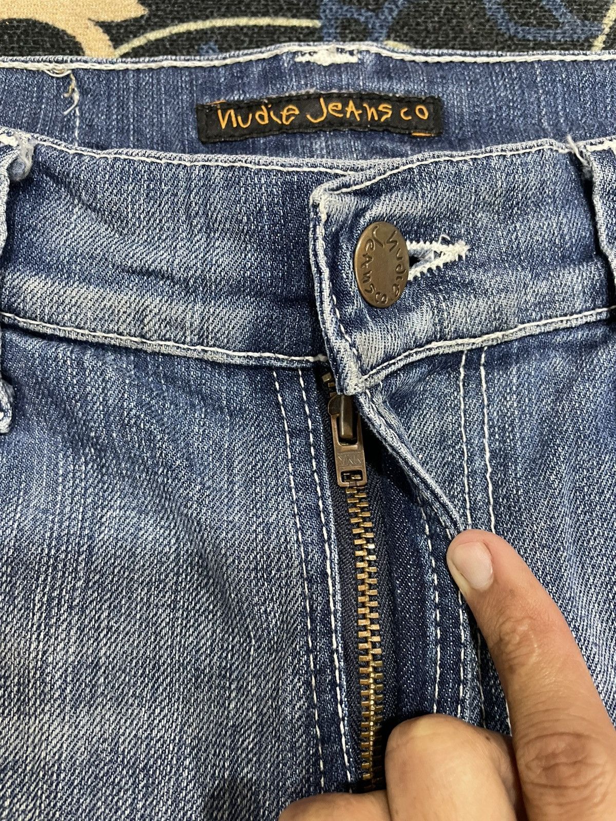 Japanese Brand × Nudie Jeans Vintage Nudie Jeans Light Washed Denim Size US 30 / EU 46 - 9 Thumbnail