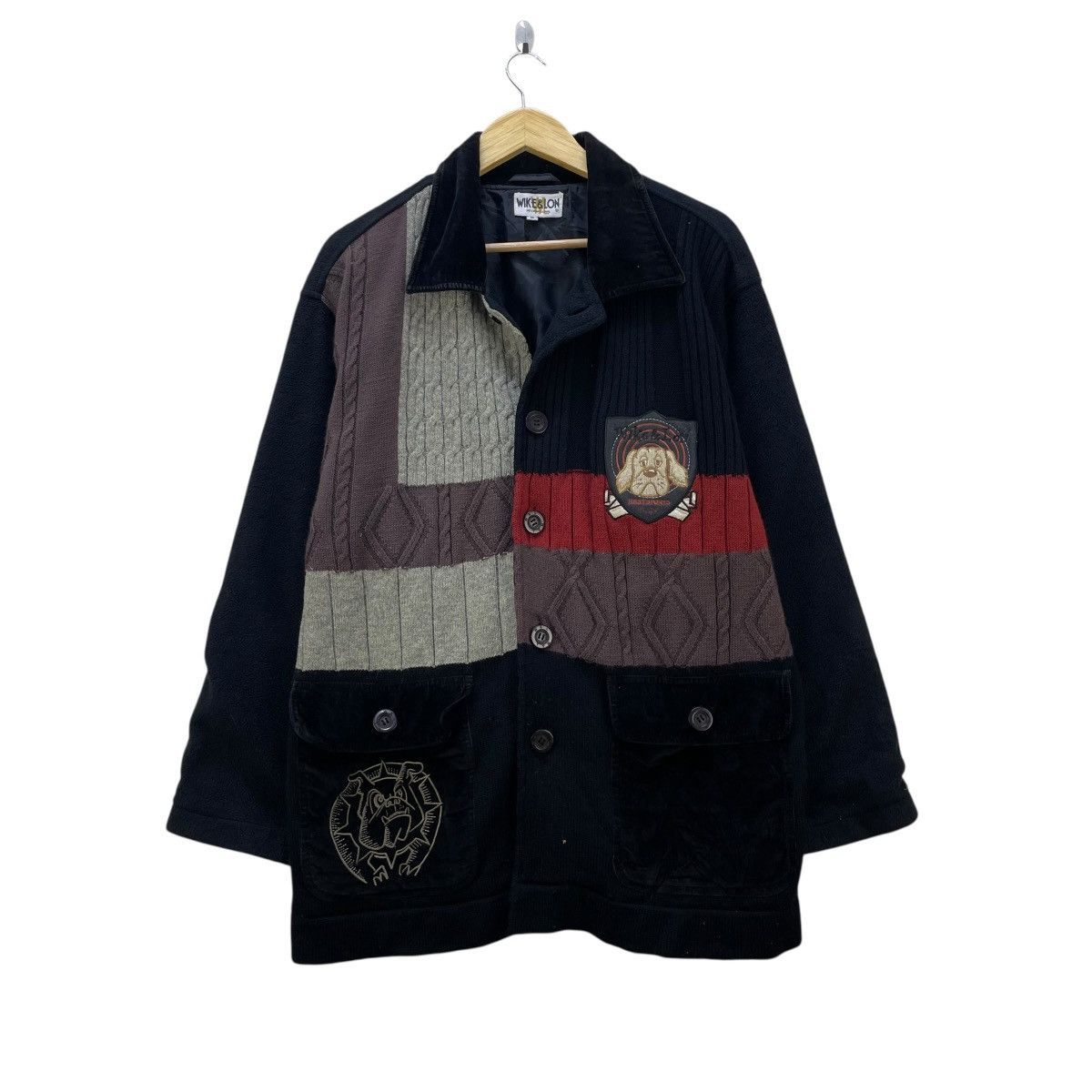 Japanese Brand 🔥Vintage Wike & Lon International knit sweater Jacket Size US M / EU 48-50 / 2 - 1 Thumbnail