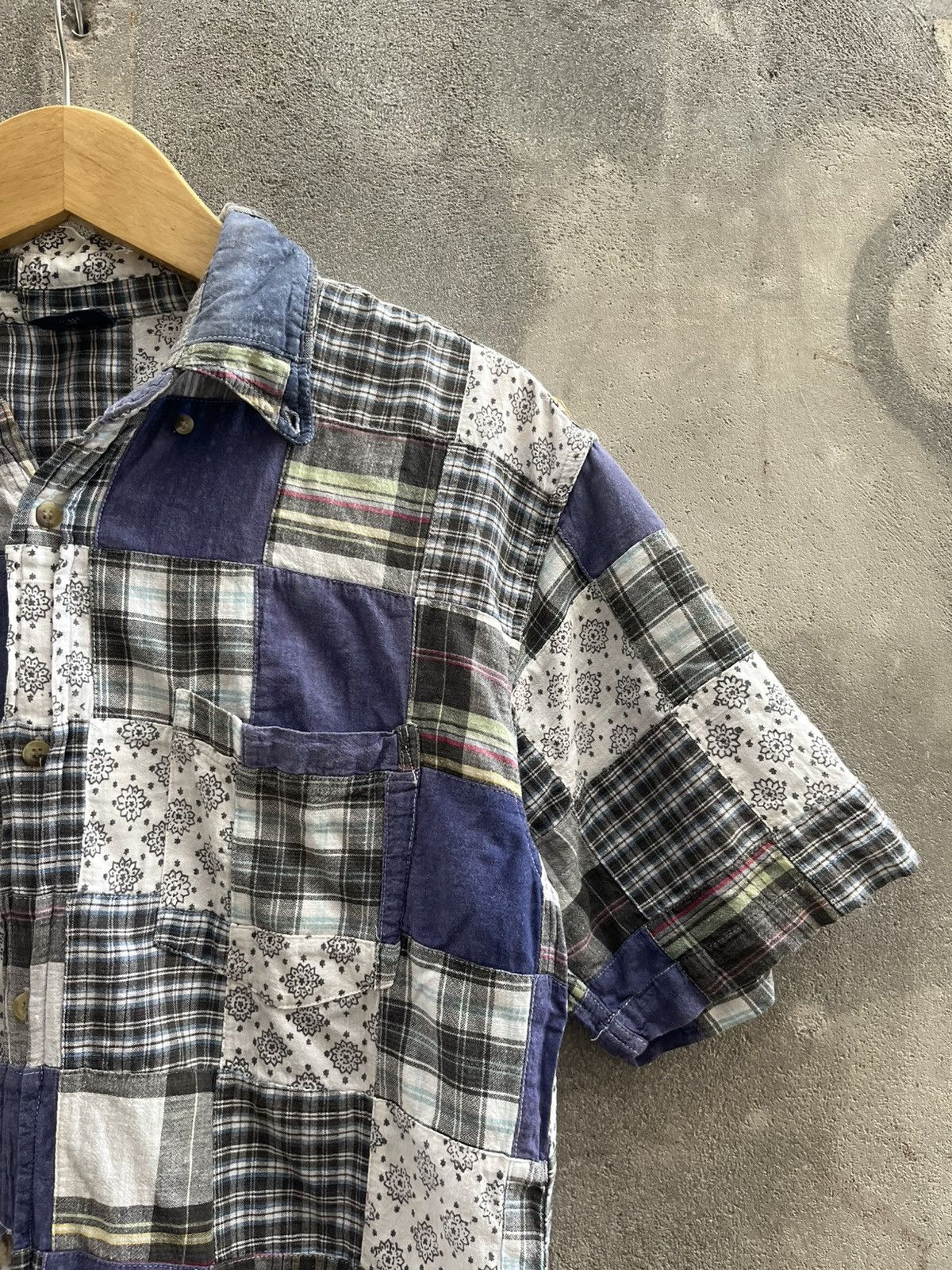 Handmade 2000s CUBIC MEASURE - Patchwork Issey Miyake Style Size US L / EU 52-54 / 3 - 2 Thumbnail