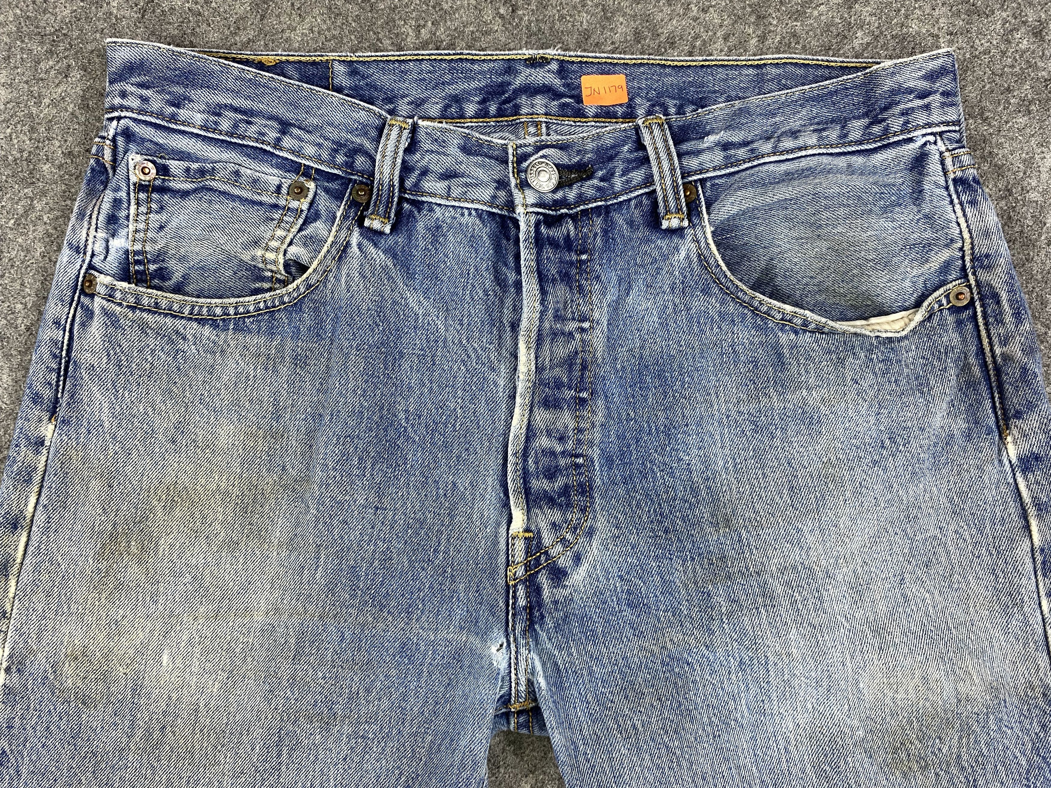 Levi's Blue Vintage Levi's 501 Jeans 32x31 Denim -JN1179 Size US 32 / EU 48 - 3 Thumbnail