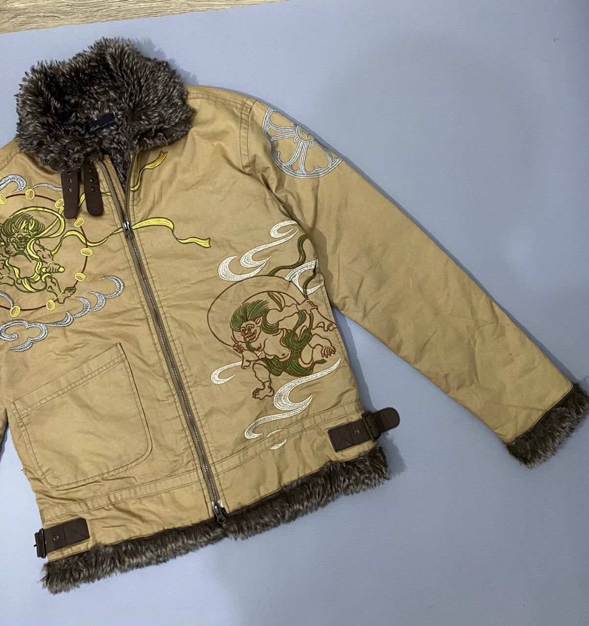 Eternal 💥Embroidery💥Eternal Fur Faux Jacket Size US L / EU 52-54 / 3 - 6 Thumbnail