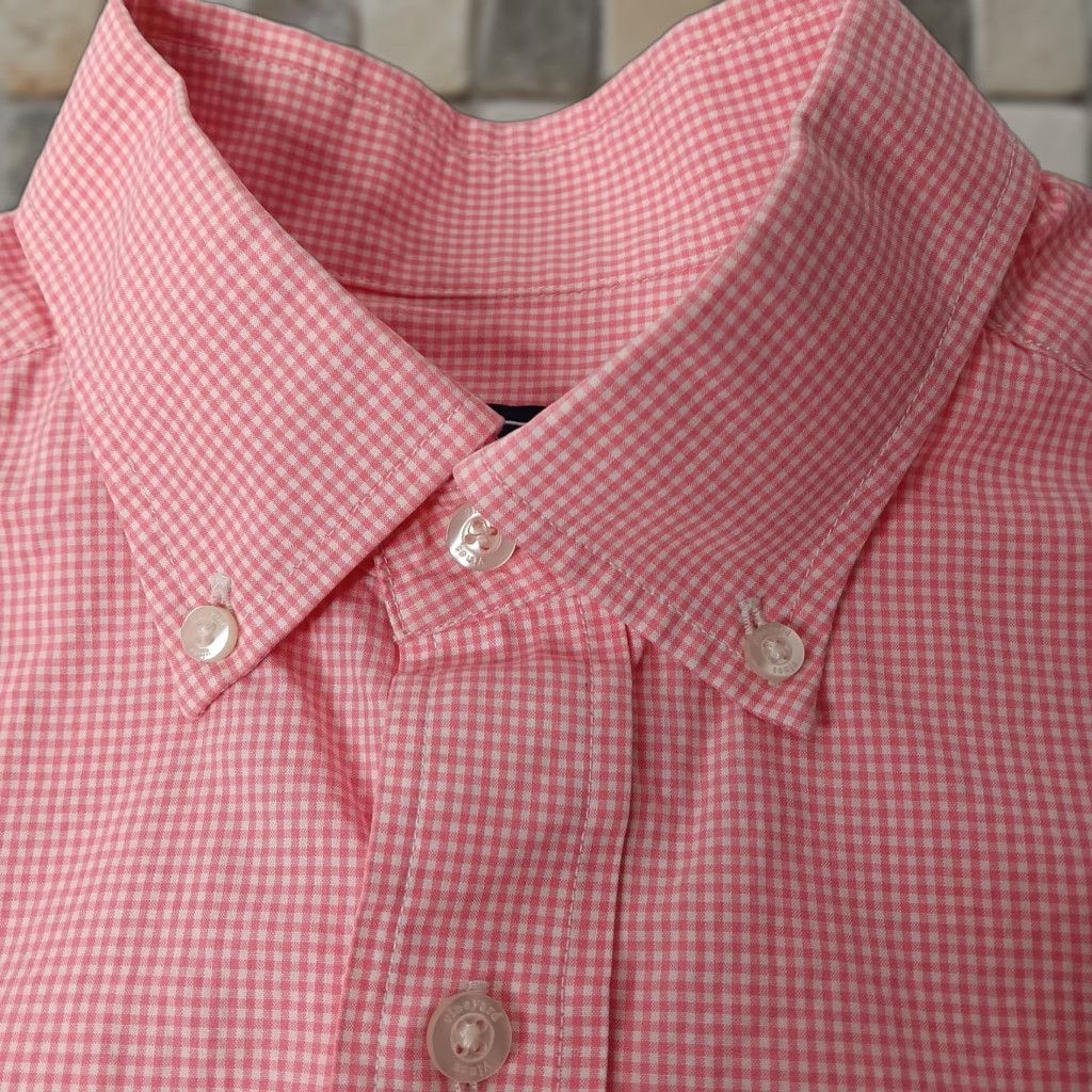 Vineyard Vines VINTAGE? Wait, this is Vineyard Vines Murray Shirt Men Medium Pink Gingham Check Button-Down Long Sleeve Size US M / EU 48-50 / 2 - 1 Thumbnail