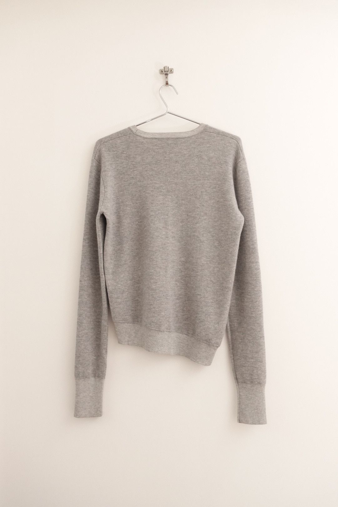 Studio Nicholson Lexington Asymmetrical Cashmere Sweater Heather Grey Size S / US 4 / IT 40 - 2 Thumbnail