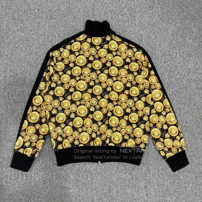 Versace Versace Multi-Color Cotton Men's Outerwear . Size US M / EU 48-50 / 2 - 3 Thumbnail