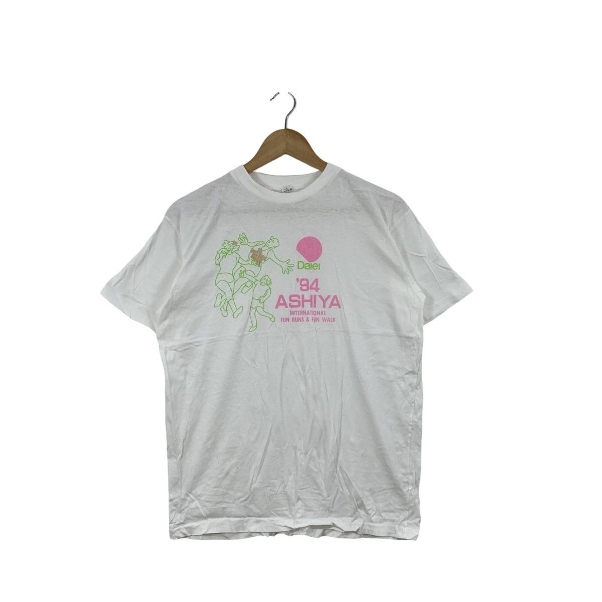 Vintage Vintage 1994 DAIEI ASHIYA JAPAN Promo Ads Exhibition Tee Size L / US 10 / IT 46 - 1 Thumbnail